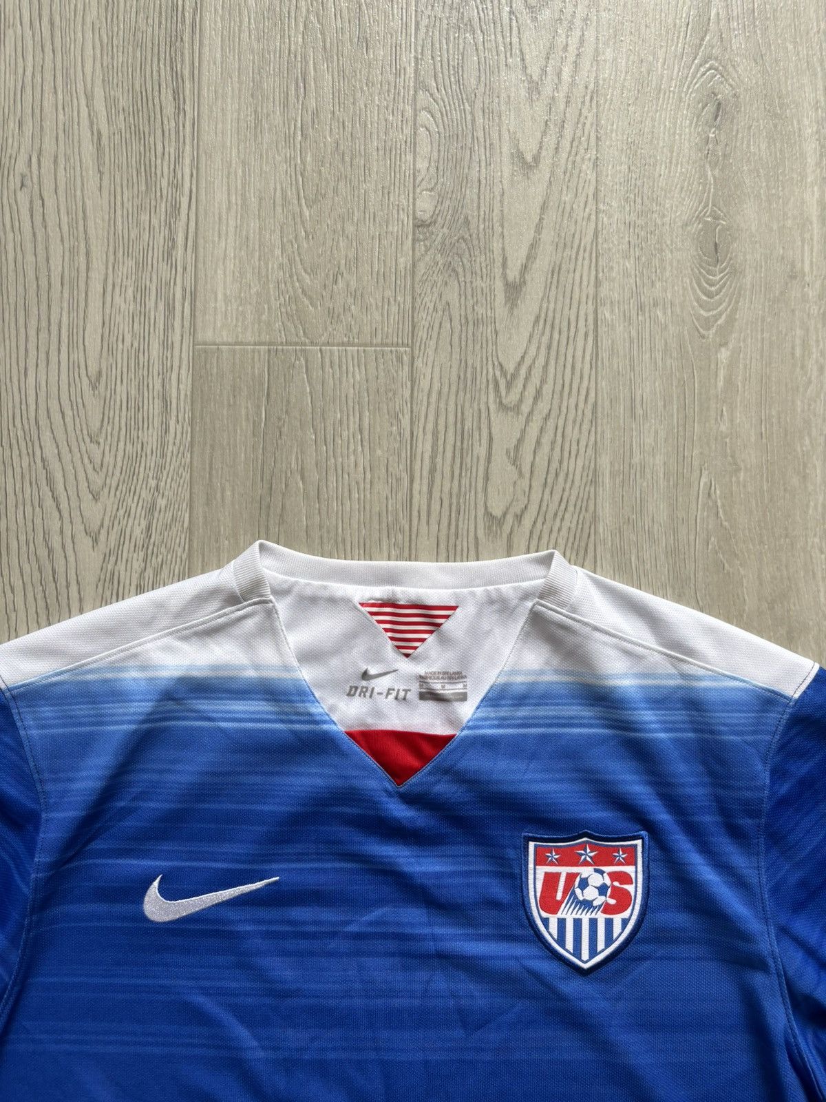 Nike × Vintage Nike USA Team Soccer Jersey Away 2015 Kit Blokecore Size US M / EU 48-50 / 2 - 3 Thumbnail