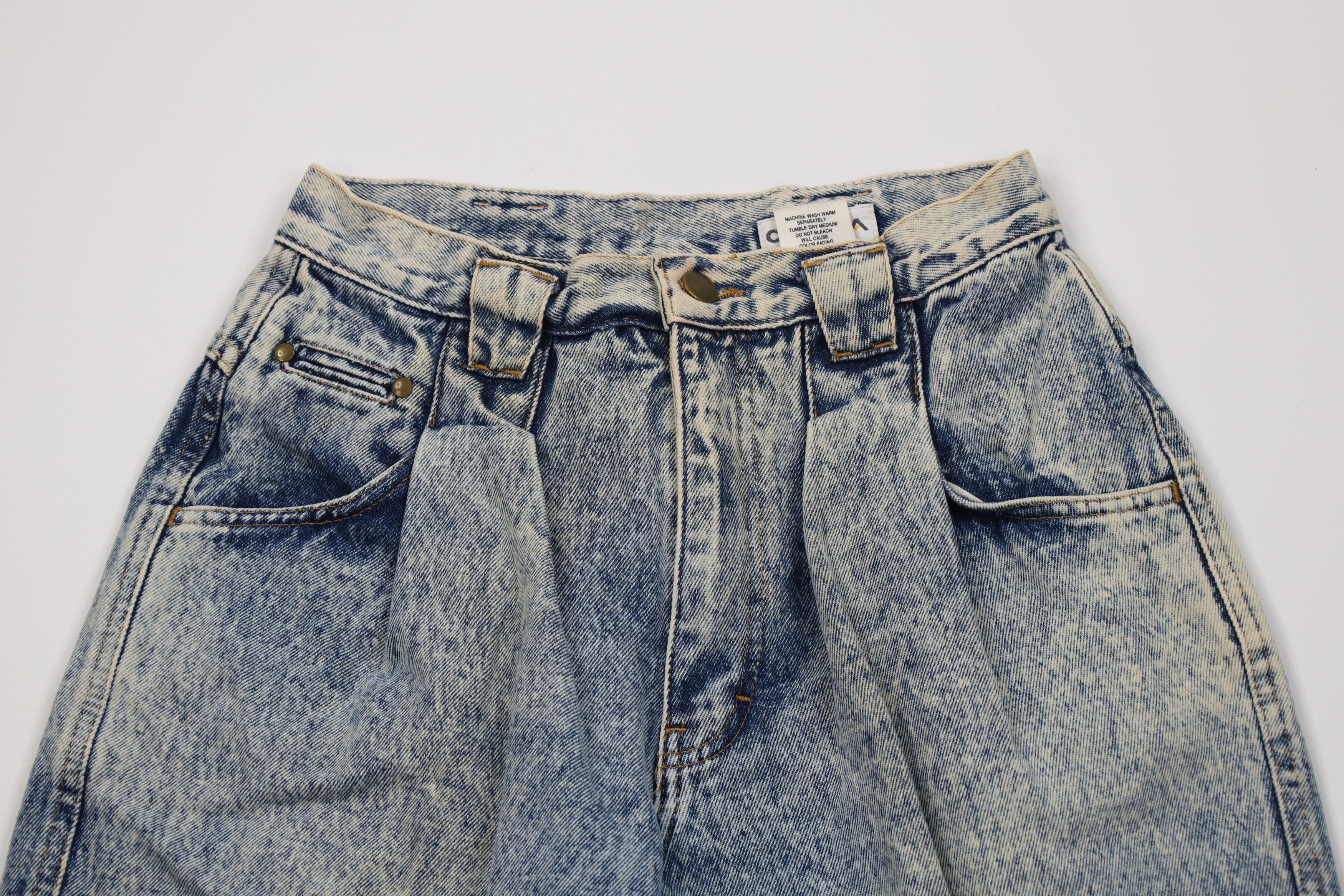 Vintage Vintage 80s 90s Streetwear Acid Wash High Waisted Jeans Size 34" / US 12 / IT 48 - 2 Thumbnail