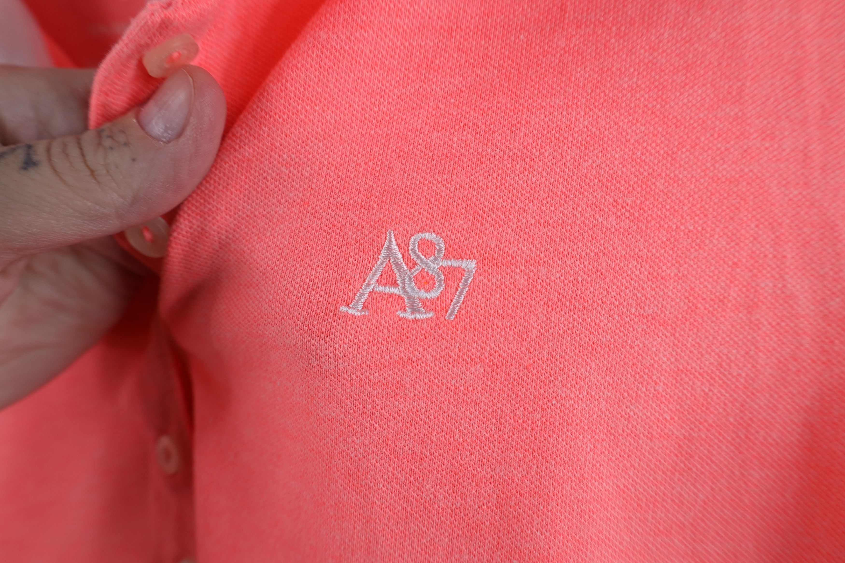 Aeropostale Vintage Y2K Aeropostale Bella Collared Polo Shirt Pink Size L / US 10 / IT 46 - 4 Thumbnail