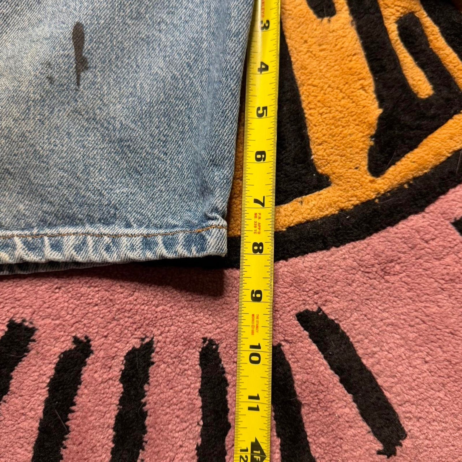 Structure × Vintage Vintage Y2K Structure Blue Jeans Distressed Denim Shorts Size US 36 / EU 52 - 5 Thumbnail