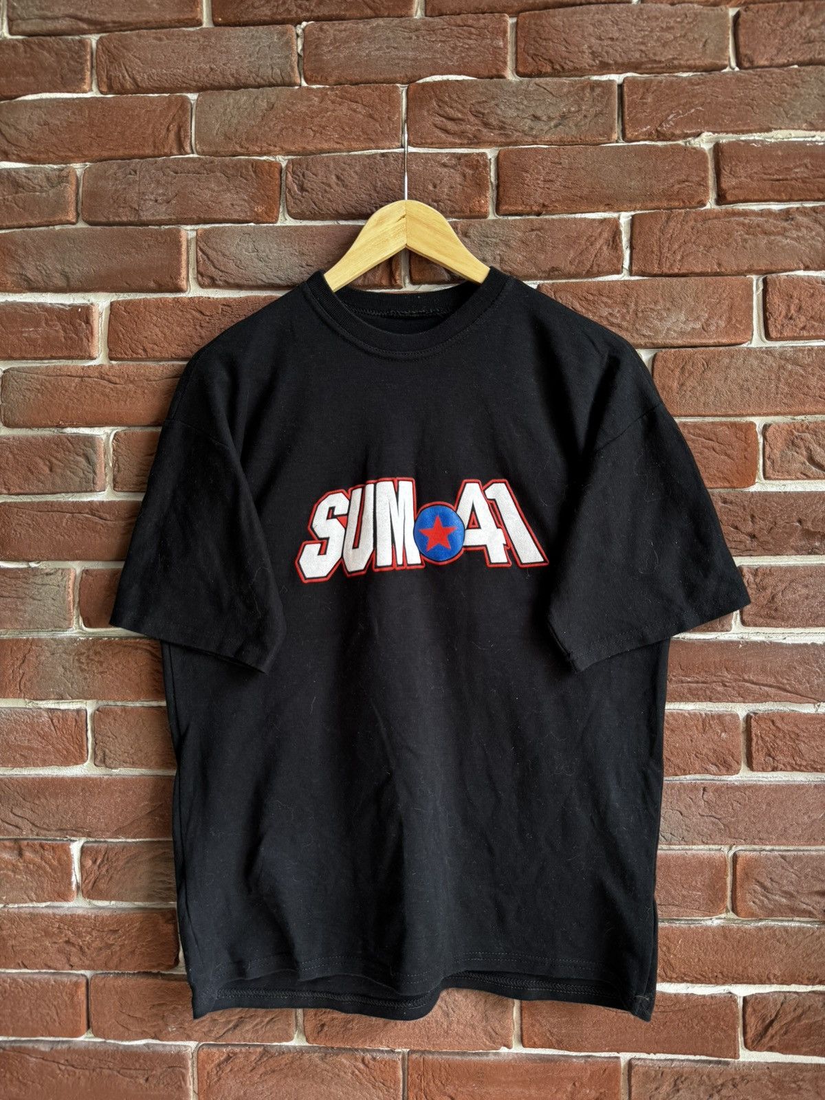 Band Tees × Vintage Vintage Y2K Sum 41 Flames Rock Metal Band Black Tshirt M Size US M / EU 48-50 / 2 - 1 Thumbnail