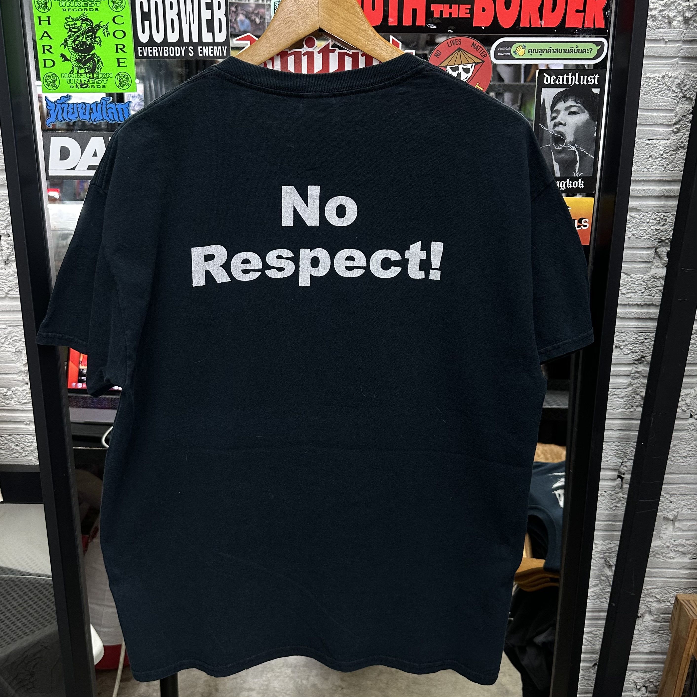 Band Tees WEEKEND NACHOS NO RESPECT ! 2000s Powerviolence Shirt Size US L / EU 52-54 / 3 - 4 Thumbnail
