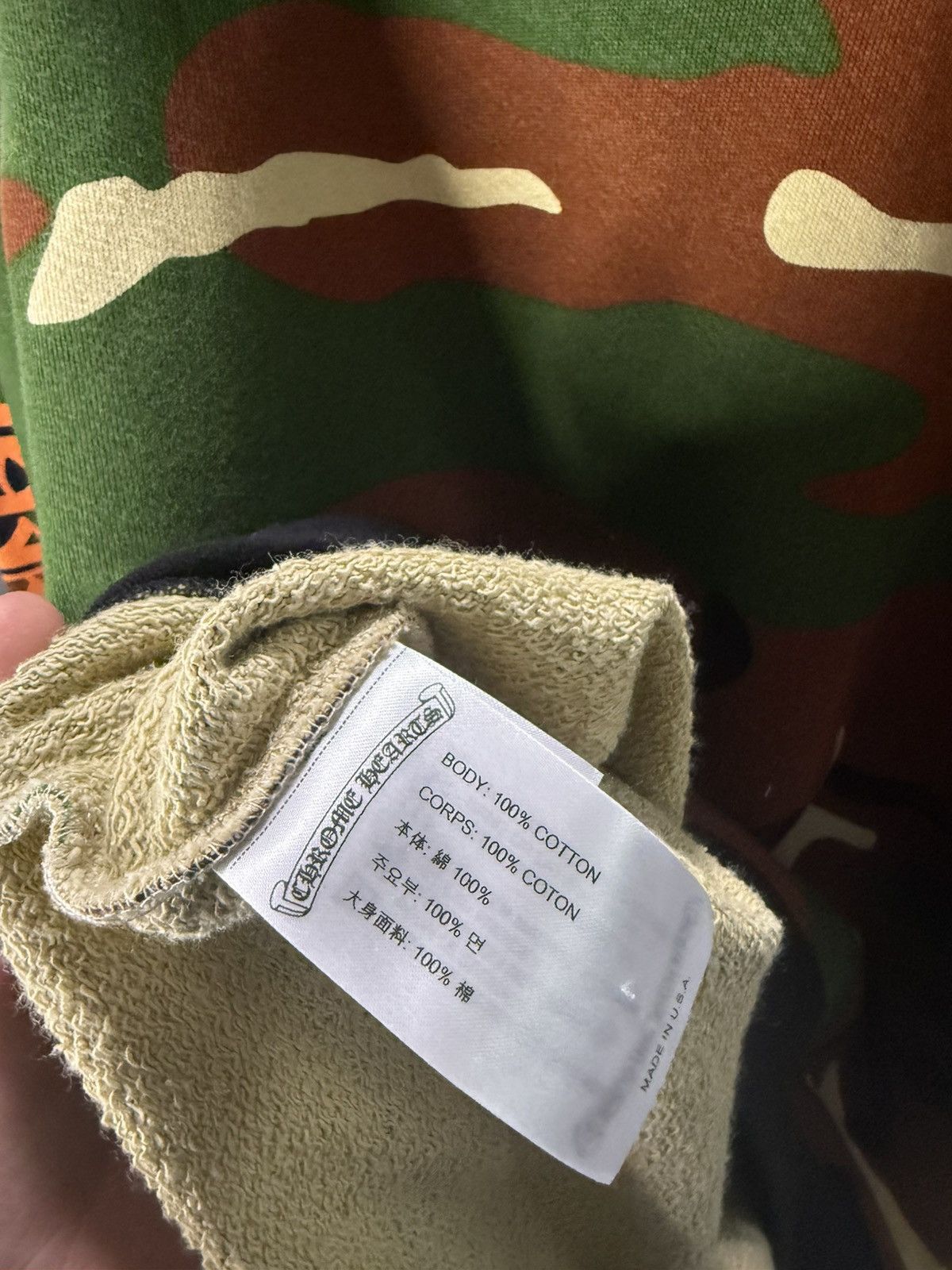 Chrome Hearts Chrome Hearts Camo Caution Crewneck Size US L / EU 52-54 / 3 - 3 Thumbnail