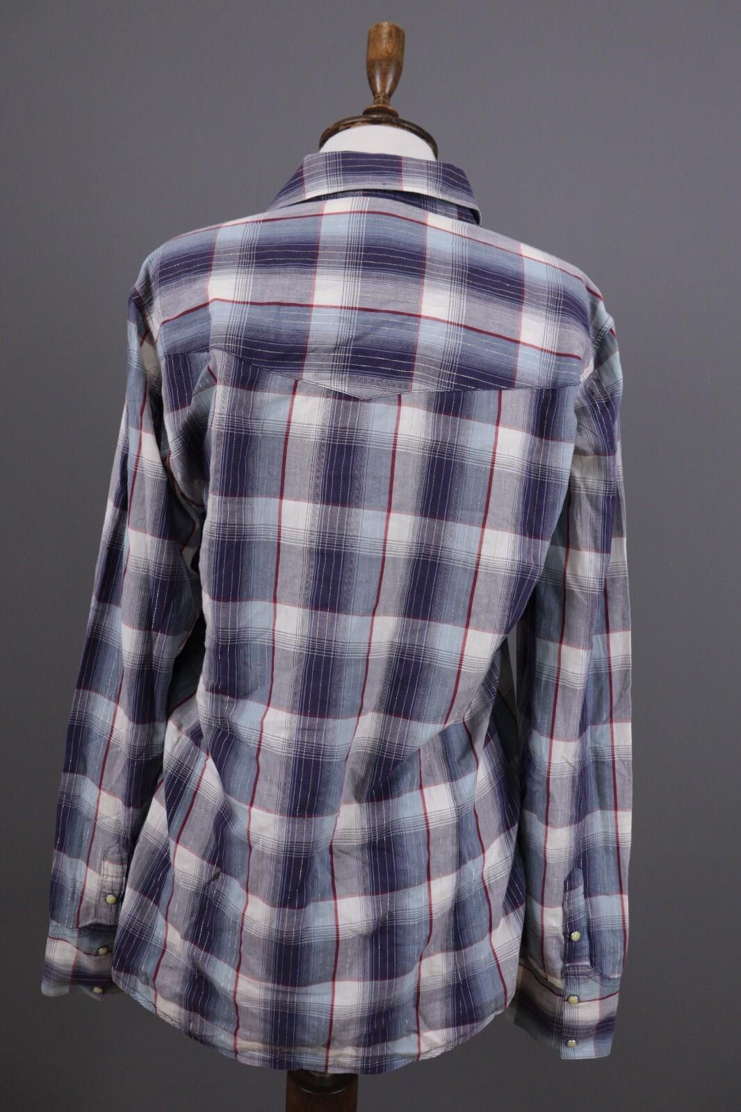 Nudie Jeans Nudie Jeans Multicolor Check Tunic Blouse Shirt Size L Size L / US 10 / IT 46 - 9 Thumbnail