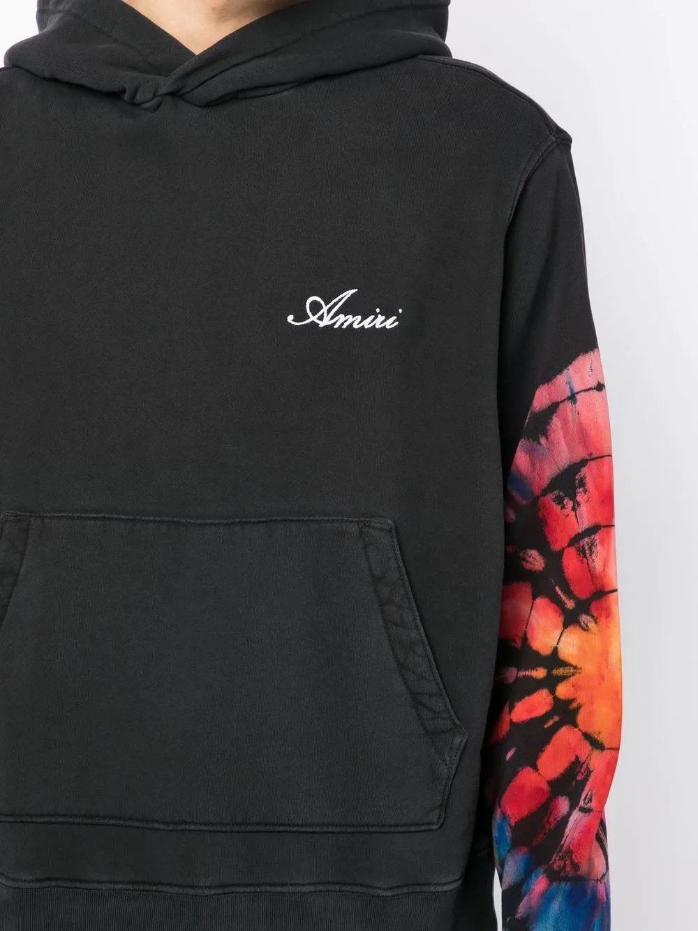 Amiri o1y0525 Logo Hoodie in Black Size US M / EU 48-50 / 2 - 2 Thumbnail
