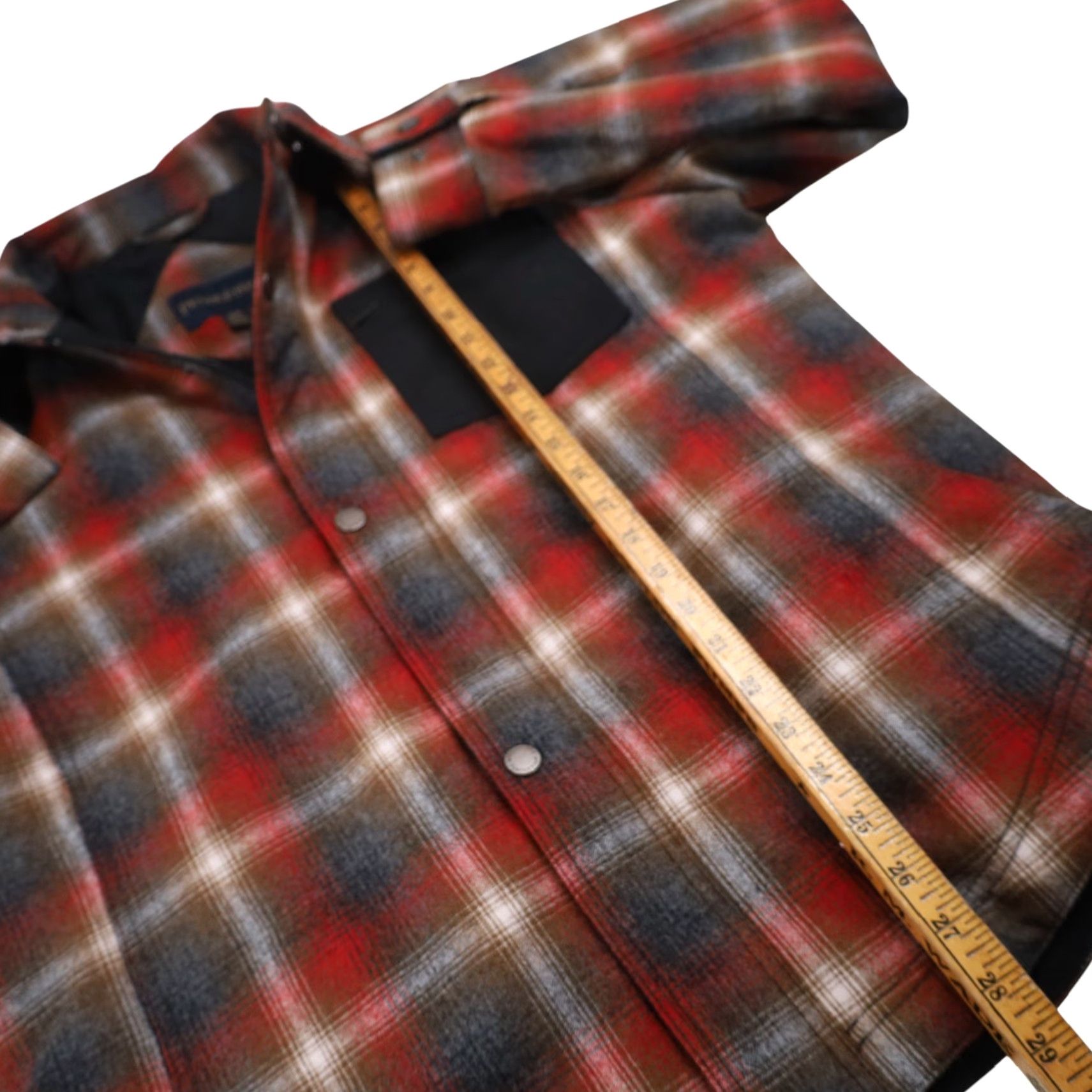 Pendleton VINTAGE Pendleton Mens Medium Shadow Plaid Polyfill Quilted Wool Shirt Jacket Size US M / EU 48-50 / 2 - 7 Thumbnail