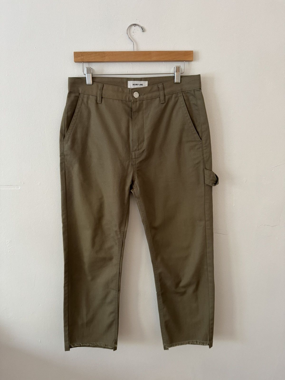 Helmut Lang Helmut Lang green trousers Size US 30 / EU 46 - 1 Thumbnail