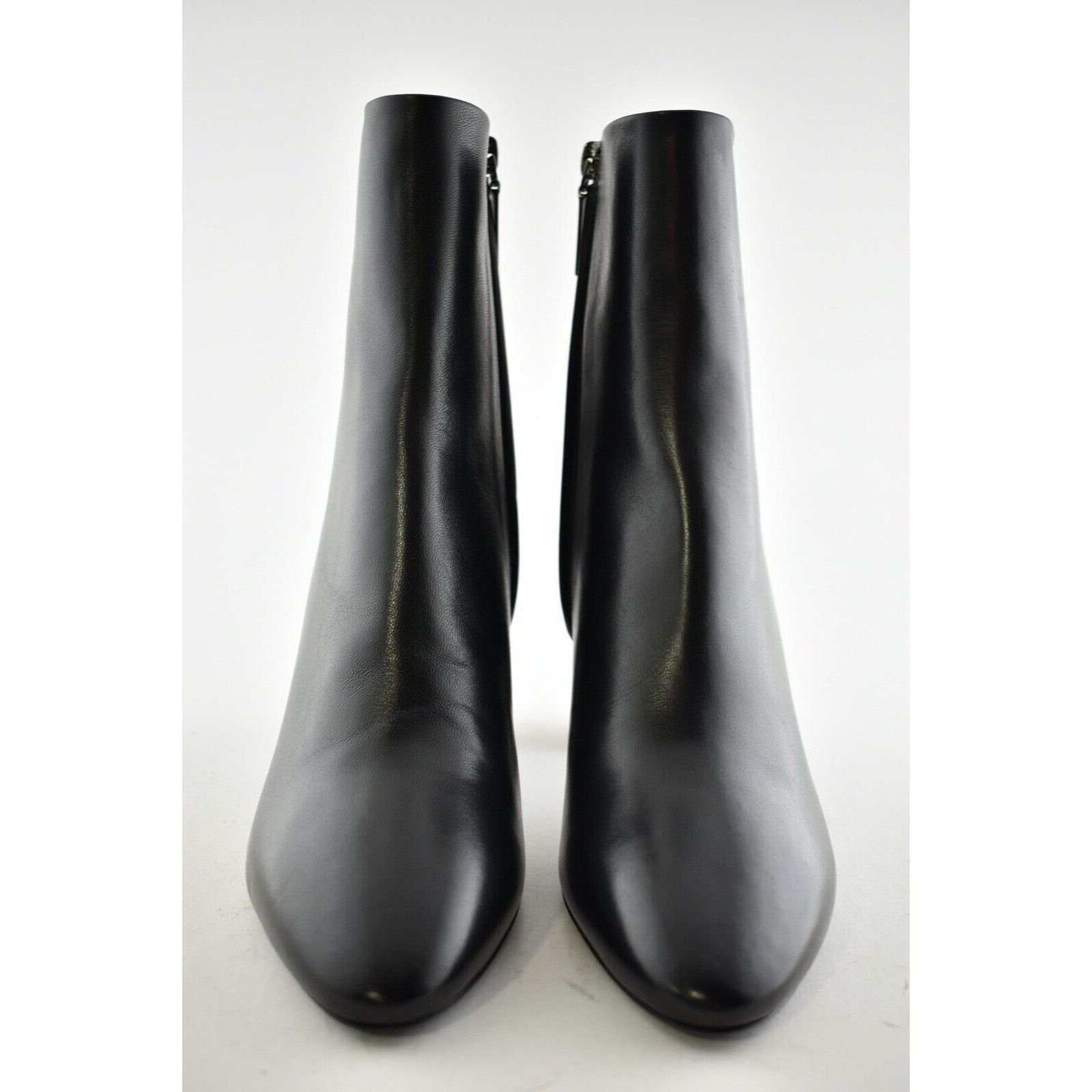 Yves Saint Laurent YSL Yves Saint Laurent Lou 70 Black Leather Pin Block Heel Size US 7 / IT 37 - 6 Thumbnail