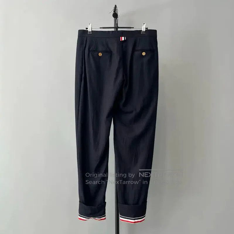 Thom Browne Thom Browne Classic Navy Wool Women's Pants . Size 23" - 2 Thumbnail