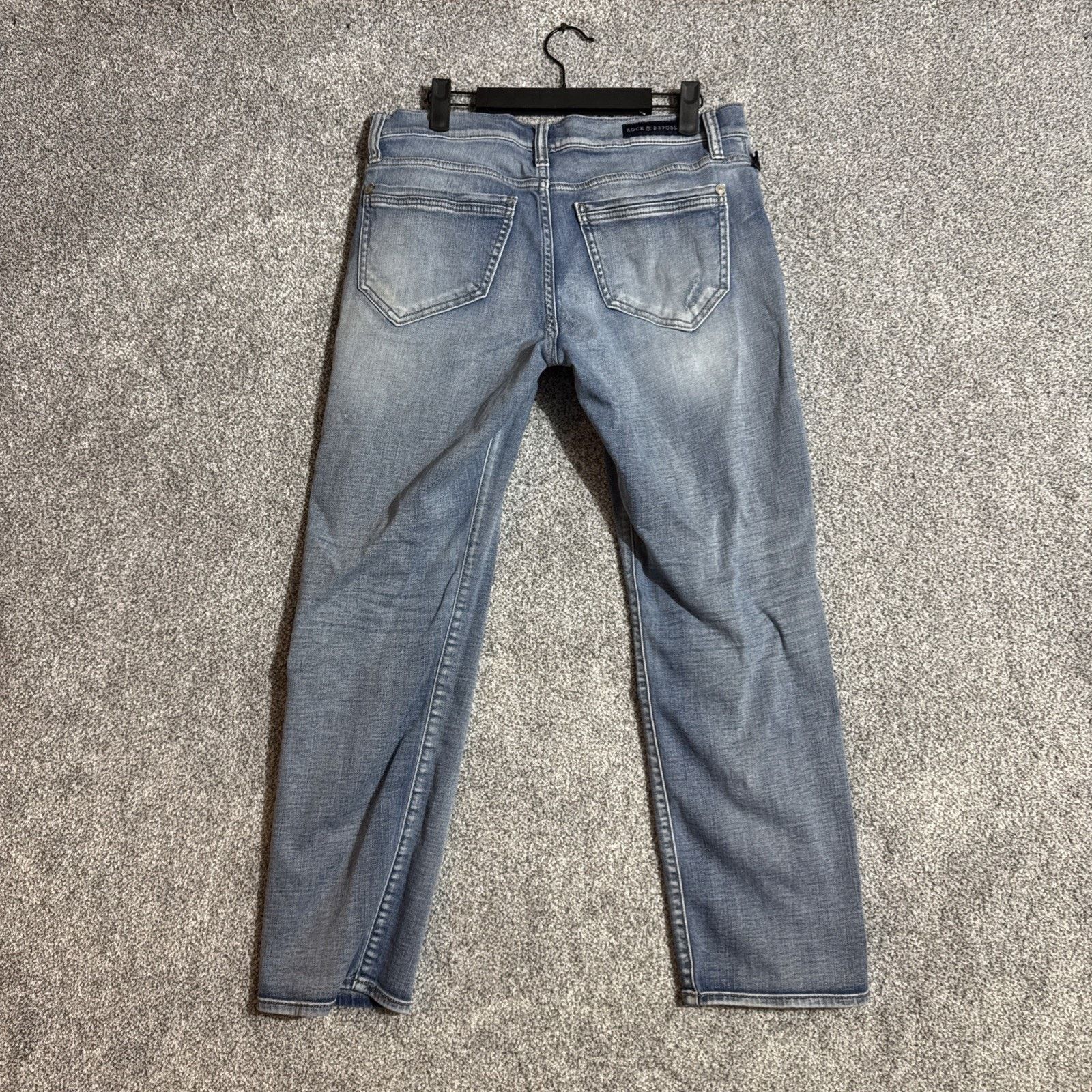 Rock & Republic Rock & Republic Indee Jeans Women 10M Distressed Streetwear Size 32" / US 10 / IT 46 - 6 Thumbnail