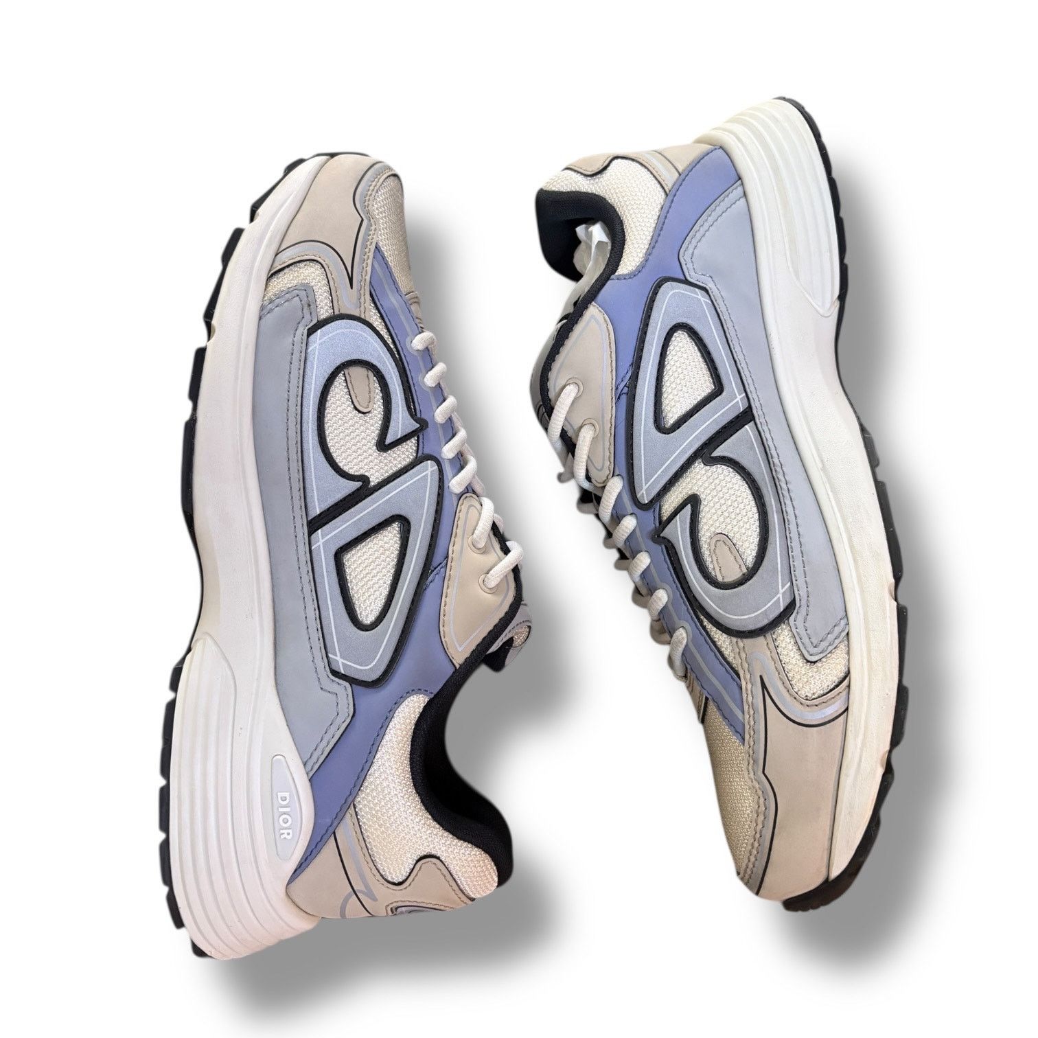 Dior Dior B30 Blue Tan Grey Sneakers | Size 45(12US) Size US 12 / EU 45 - 1 Thumbnail
