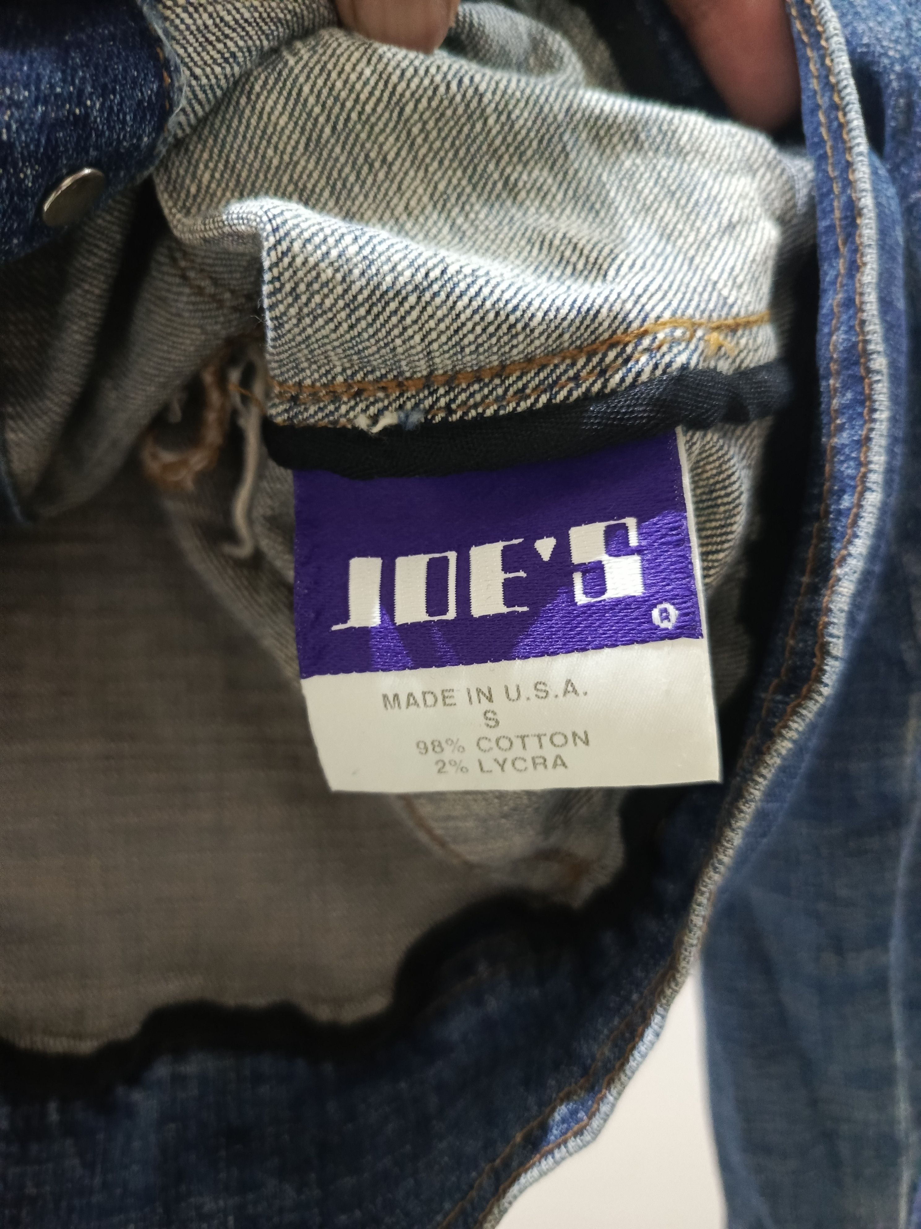 Joe's Joe's Jeans dark blue, short-length denim jacket Size S / US 4 / IT 40 - 6 Thumbnail