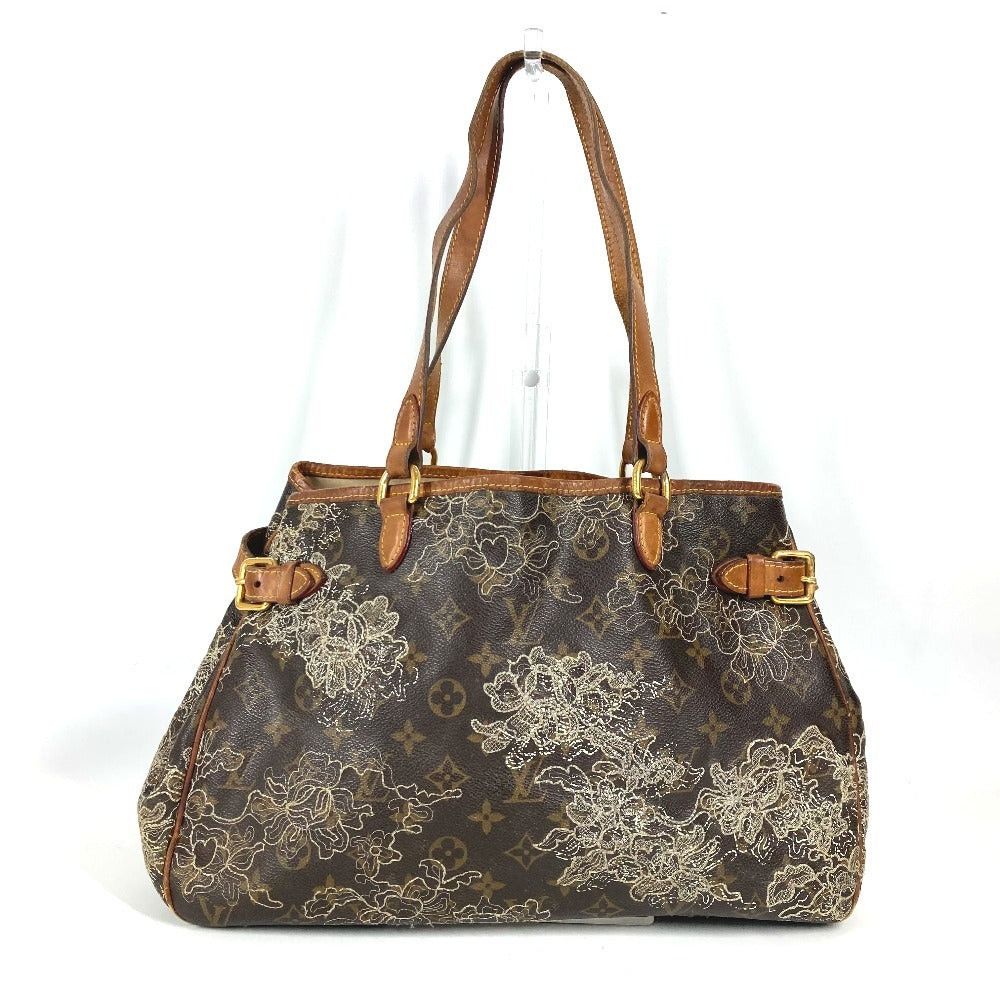 Louis Vuitton Louis Vuitton M95399 Monogram Synthesizer Batignolles Orisontal Tote Bag Briefcase Shawl Shoulder Canvas Women Brown Size ONE SIZE - 1 Thumbnail