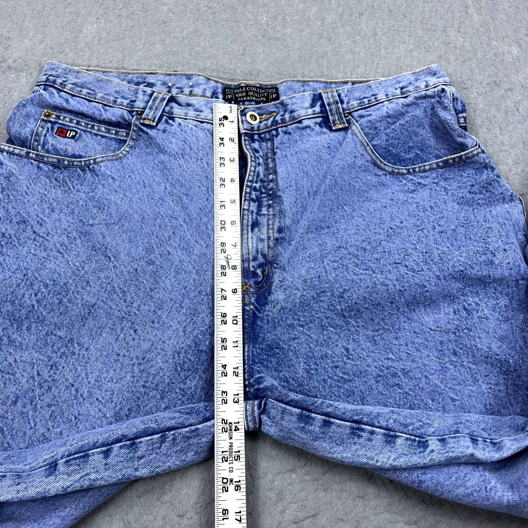 Poler VTG Ice Pole Jeans Men's 40x32 Blue Carpenter Loop Paratroops Y2K Wide Skater Jeans Size US 40 / EU 56 - 7 Thumbnail