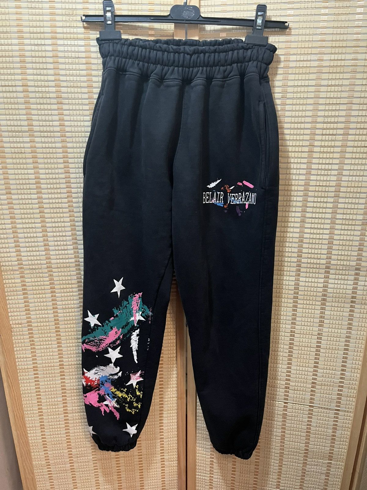 Vintage Belaire Verrazano paint splatter cuffed sweatpants Size US 33 - 1 Thumbnail