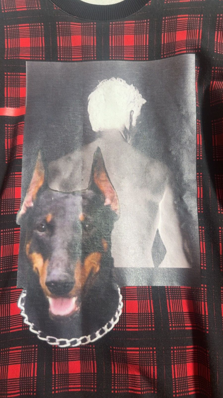 Givenchy Givenchy FW13 Doberman Plaid Sweatshirt Size US M / EU 48-50 / 2 - 7 Thumbnail
