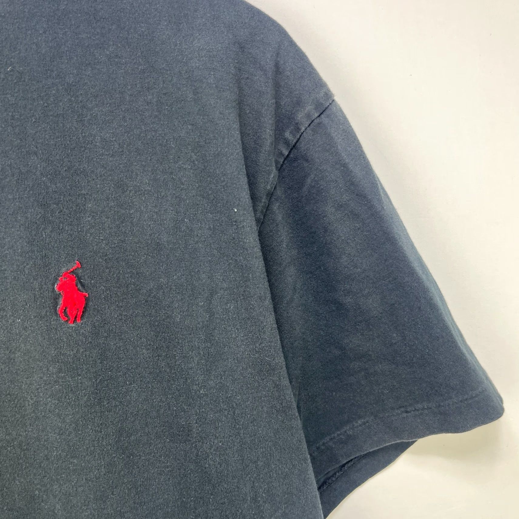 Hanes VINTAGE Hanes T-Shirt Black Polo Ralph Lauren? Size US L / EU 52-54 / 3 - 3 Thumbnail