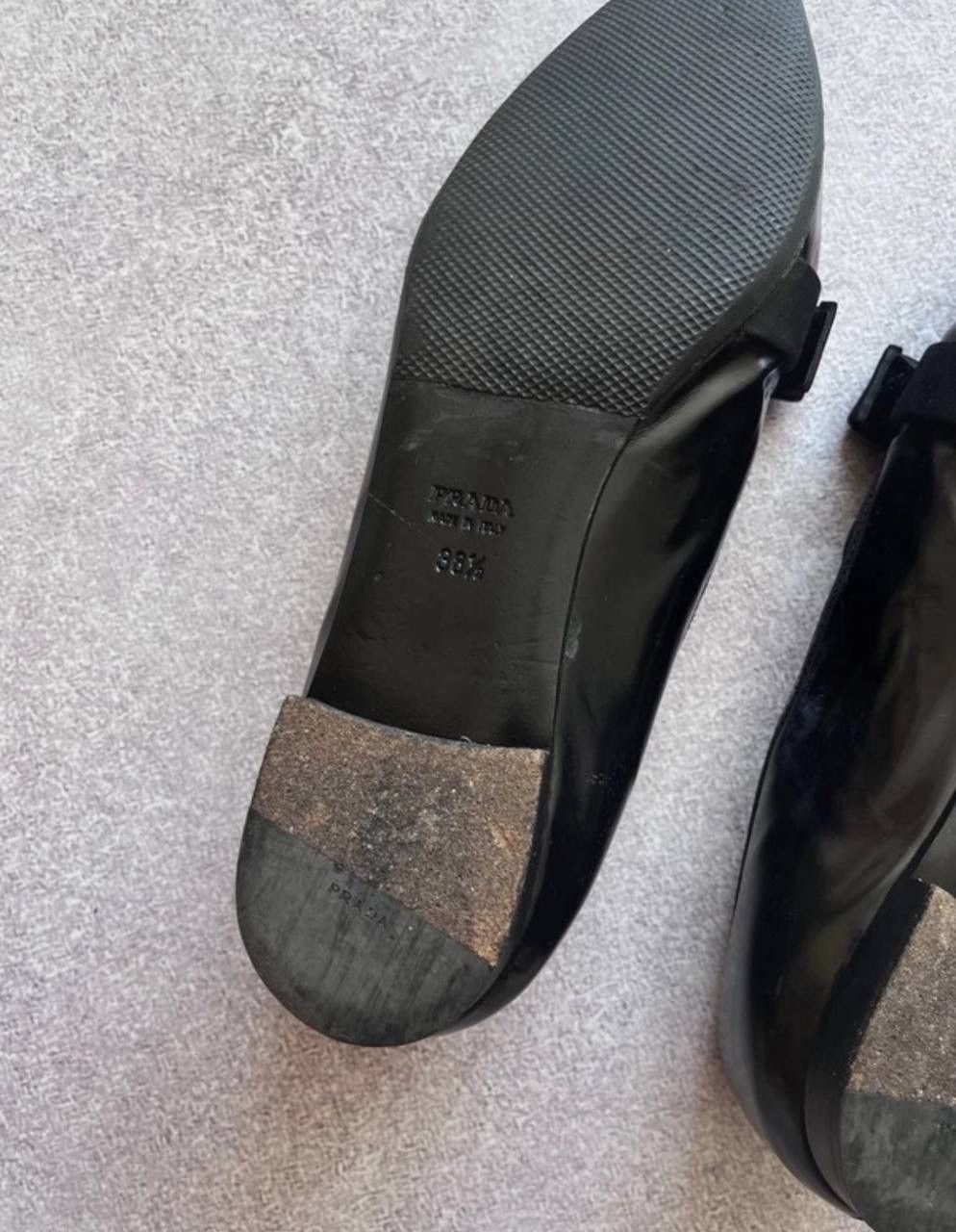 Prada Vintage Prada Low Archival Leather Flats EUR 38.5 Size US 8.5 / IT 38.5 - 4 Thumbnail