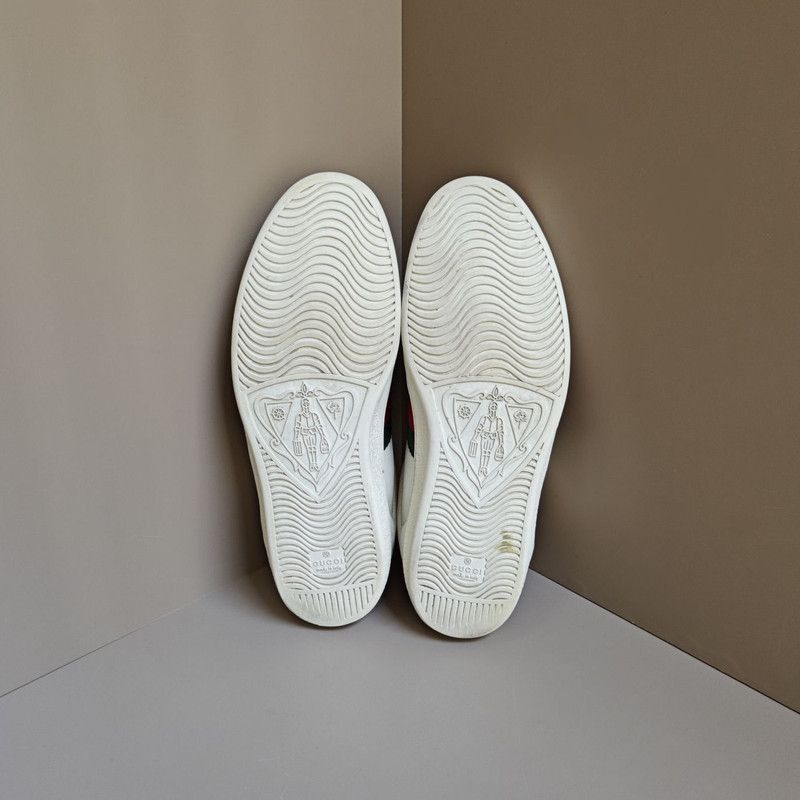 Gucci Gucci Ace Low-Top Lace-Up Sneakers Size US 11 / EU 44 - 4 Thumbnail
