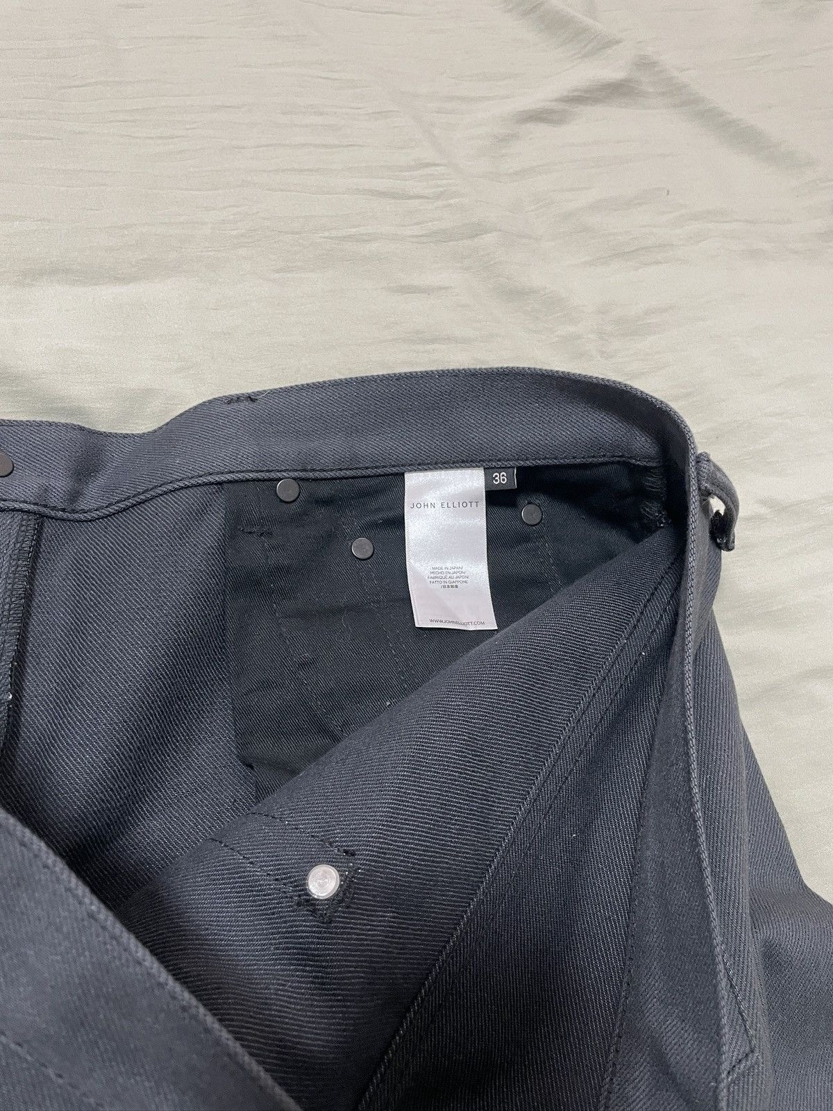 John Elliott John Elliott The Daze Selvedge Denim in Charcoal Size US 36 / EU 52 - 4 Thumbnail