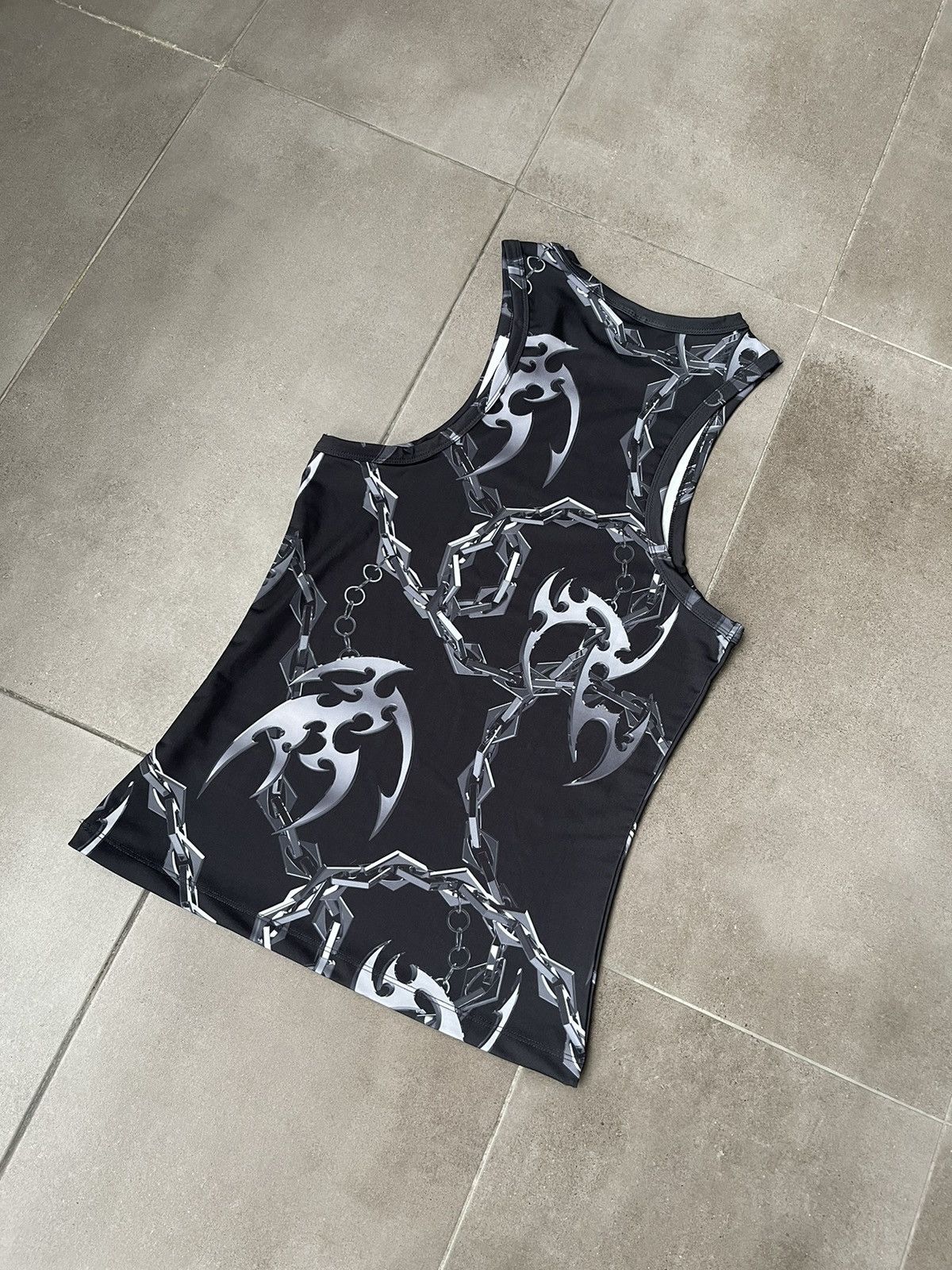Han Kjobenhavn !DS! SS23 Han Kjobenhavn Chain Tribal Stretch Racer Top Size US M / EU 48-50 / 2 - 13 Thumbnail