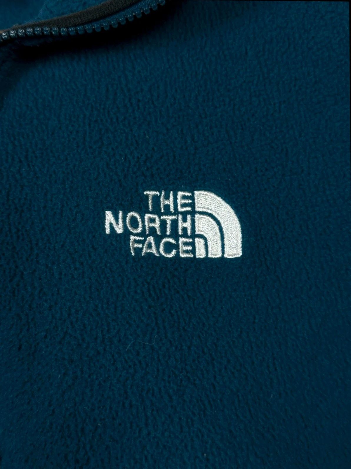 The North Face The North Face Fleece Half Zip Blue Turquoise Logo Size US M / EU 48-50 / 2 - 3 Thumbnail