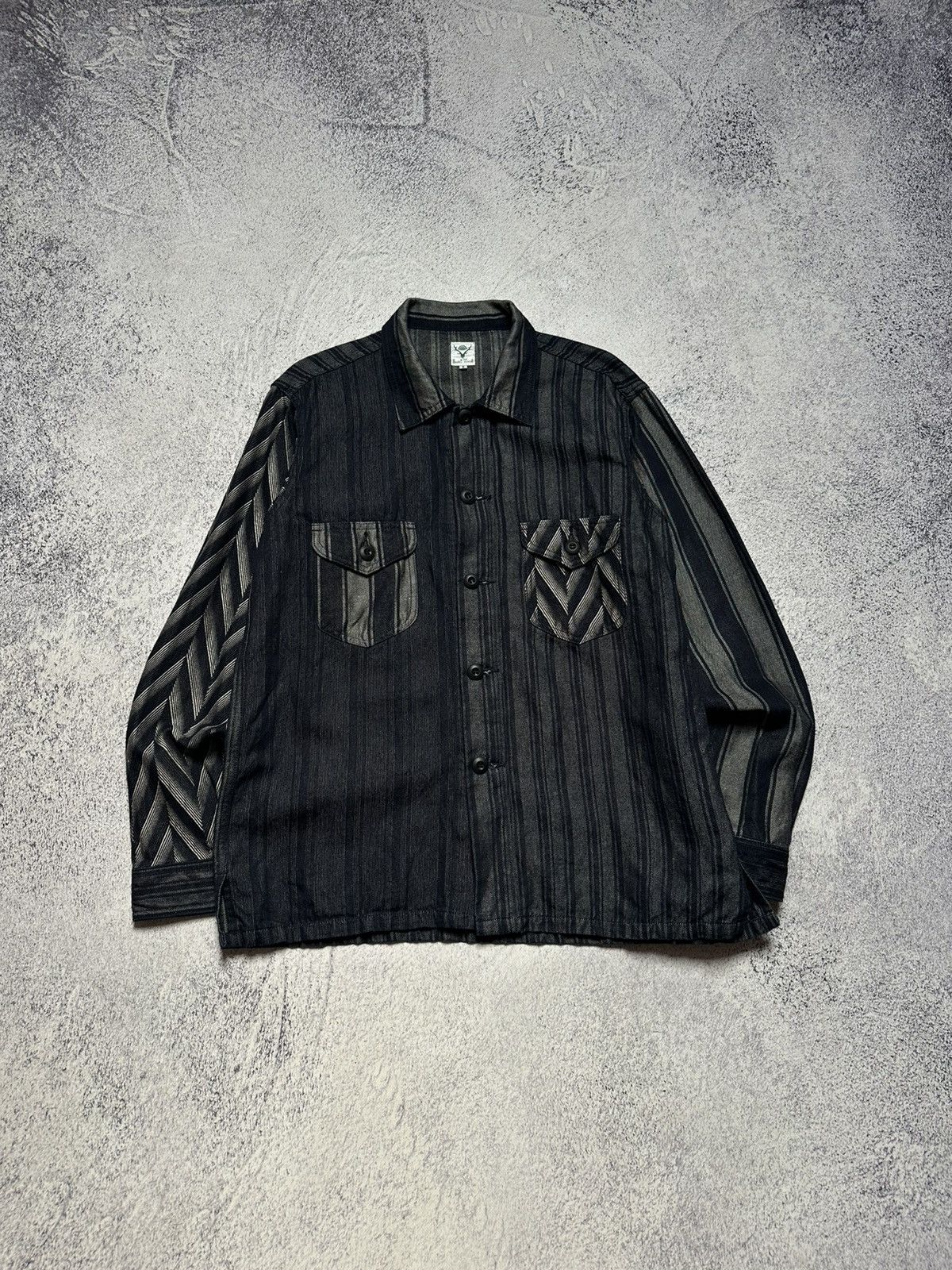 South2 West8 South2 West8 Japanese Indigo Shirt Jacket NepenthesWorkwear Size US S / EU 44-46 / 1 - 3 Thumbnail