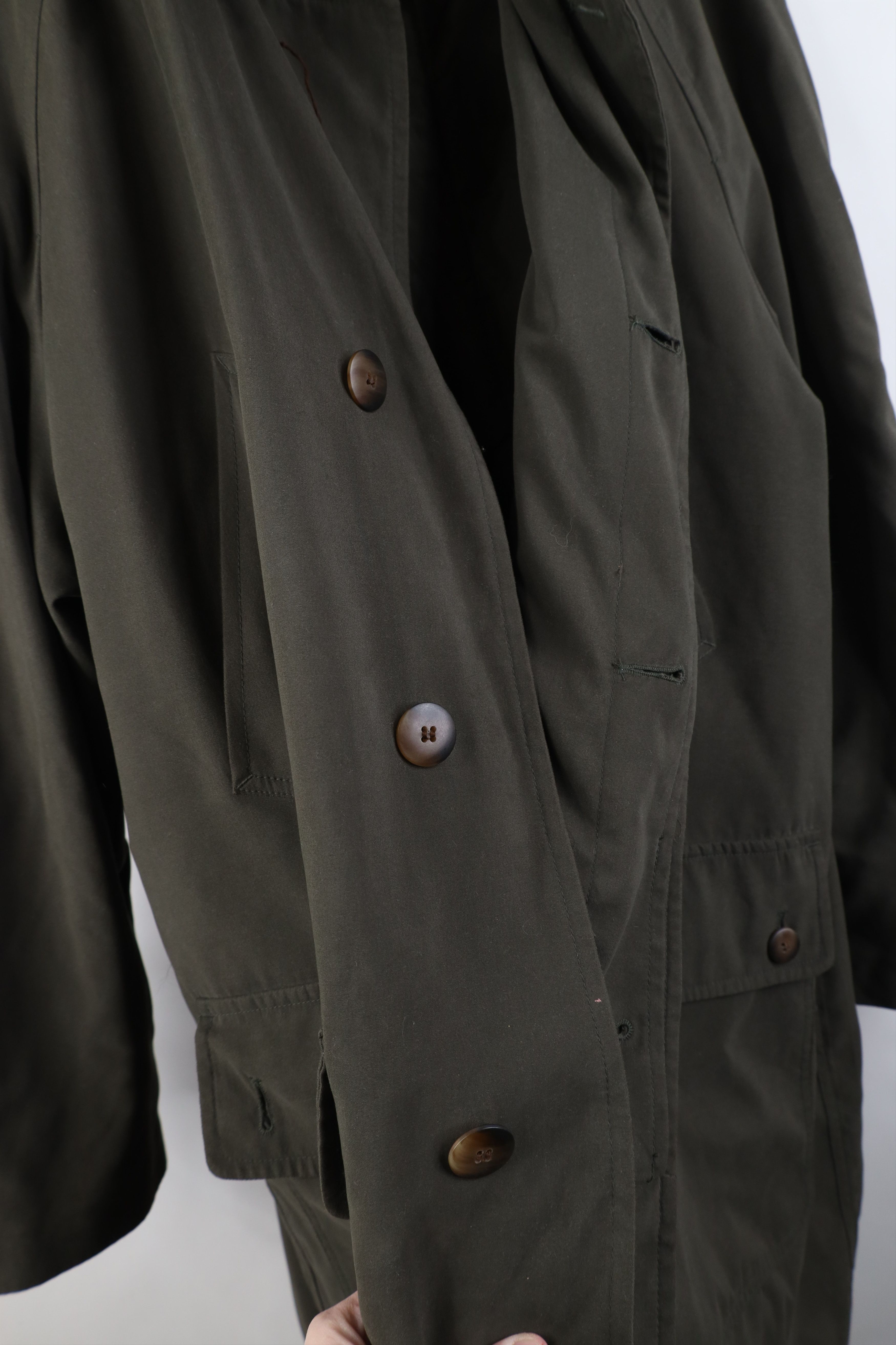Vintage Vintage 90s Streetwear Lined Microfiber Trench Coat Jacket Size US XXL / EU 58 / 5 - 9 Thumbnail