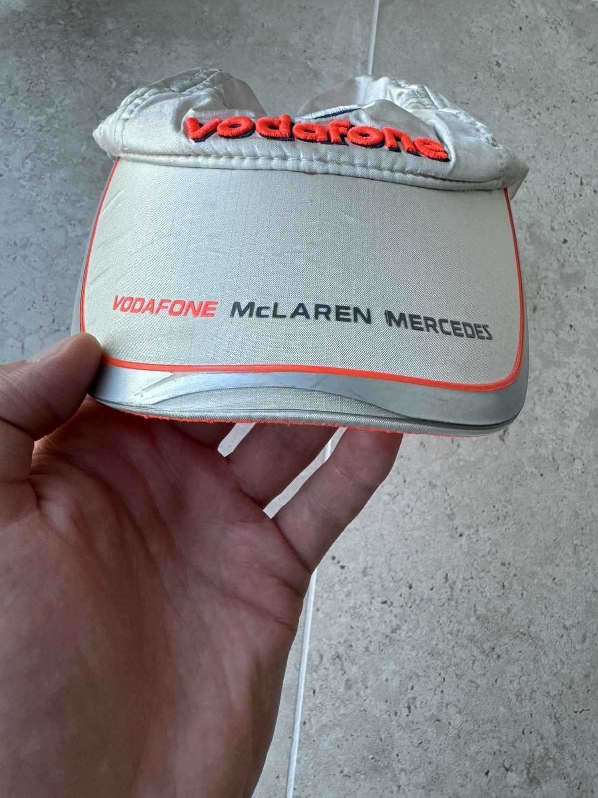 Vintage Vintage Vodafone McLaren Mercedes Racing Cap Hat f-1 Size ONE SIZE - 4 Thumbnail