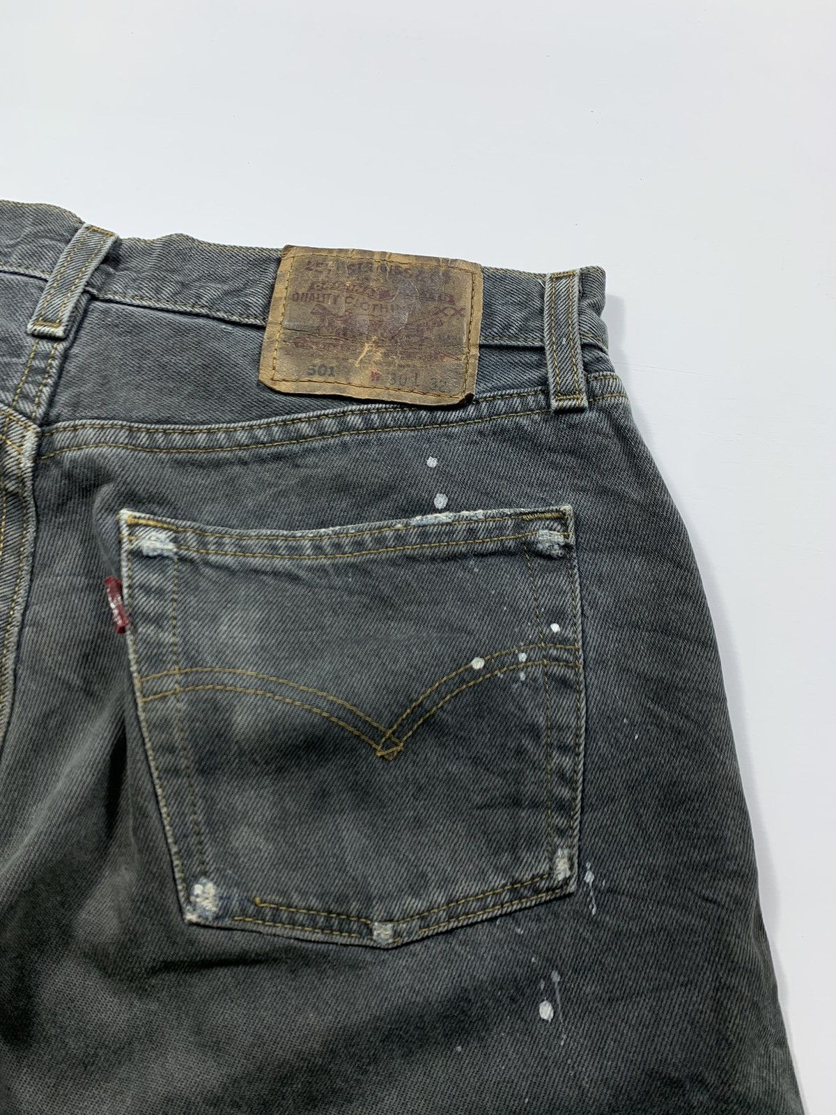 Levi's Levi’s 501 Distressed Red Tab Denim pants Size US 30 / EU 46 - 3 Thumbnail