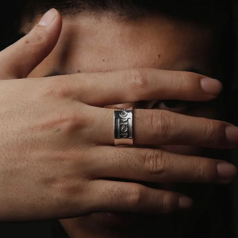 Jewelry × Vintage Gothic Open Ring Size ONE SIZE - 2 Thumbnail