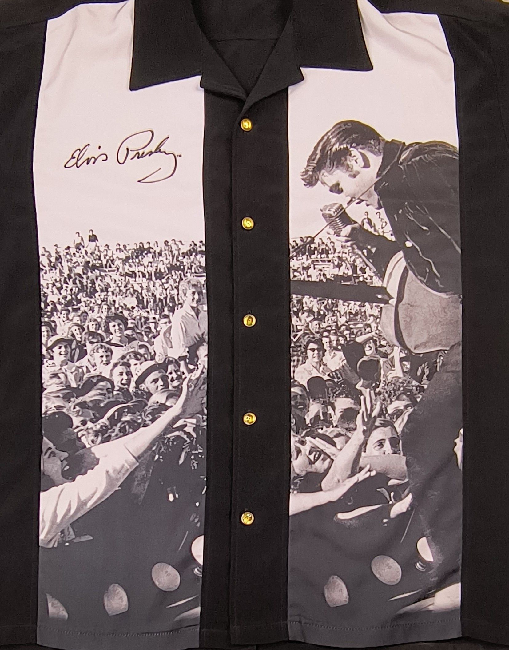 Vintage DSWT Vintage Elvis Presley 90s button up shirt Size US XXL / EU 58 / 5 - 1 Thumbnail