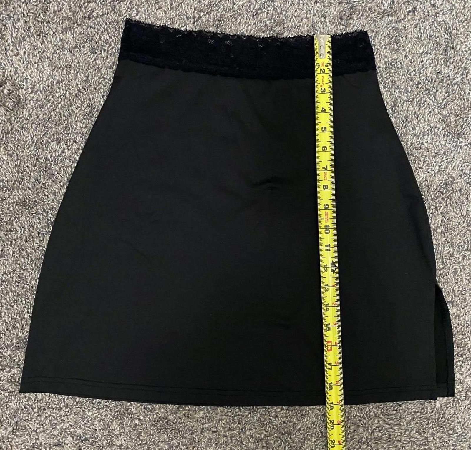 Other MANCYFIT Slip Underskirt with Slit in Black (SMALL) Size ONE SIZE - 8 Thumbnail