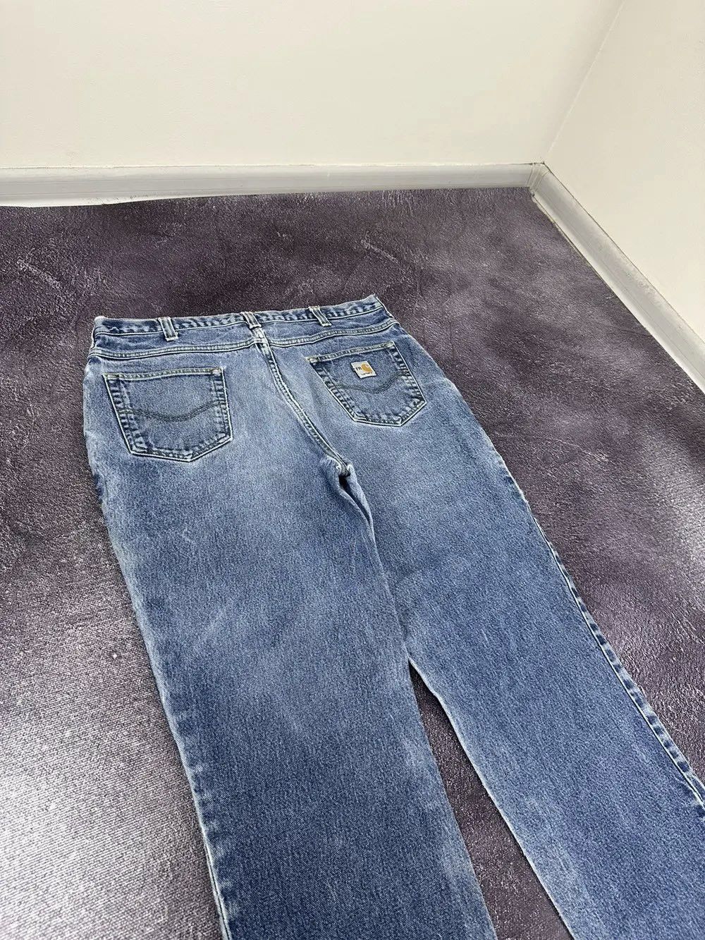 Carhartt Vintage Carhartt Flame Resistant USA Opium Faded Work Jeans Size US 38 / EU 54 - 5 Thumbnail