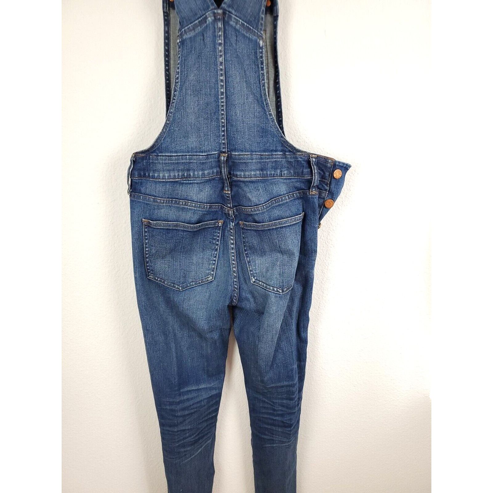 Madewell Madewell Coveralls Women XXS Denim Blue Style F0077 Jumpsuit Size 26" / US 2 / IT 38 - 8 Thumbnail
