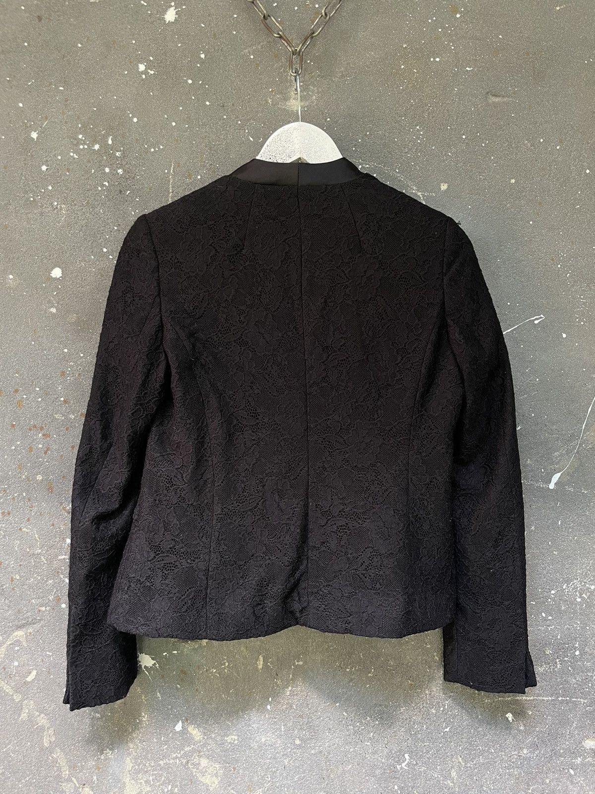 Trussardi Trussardi Blazer Jacket Black Polyester Blend Size M / US 6-8 / IT 42-44 - 5 Thumbnail