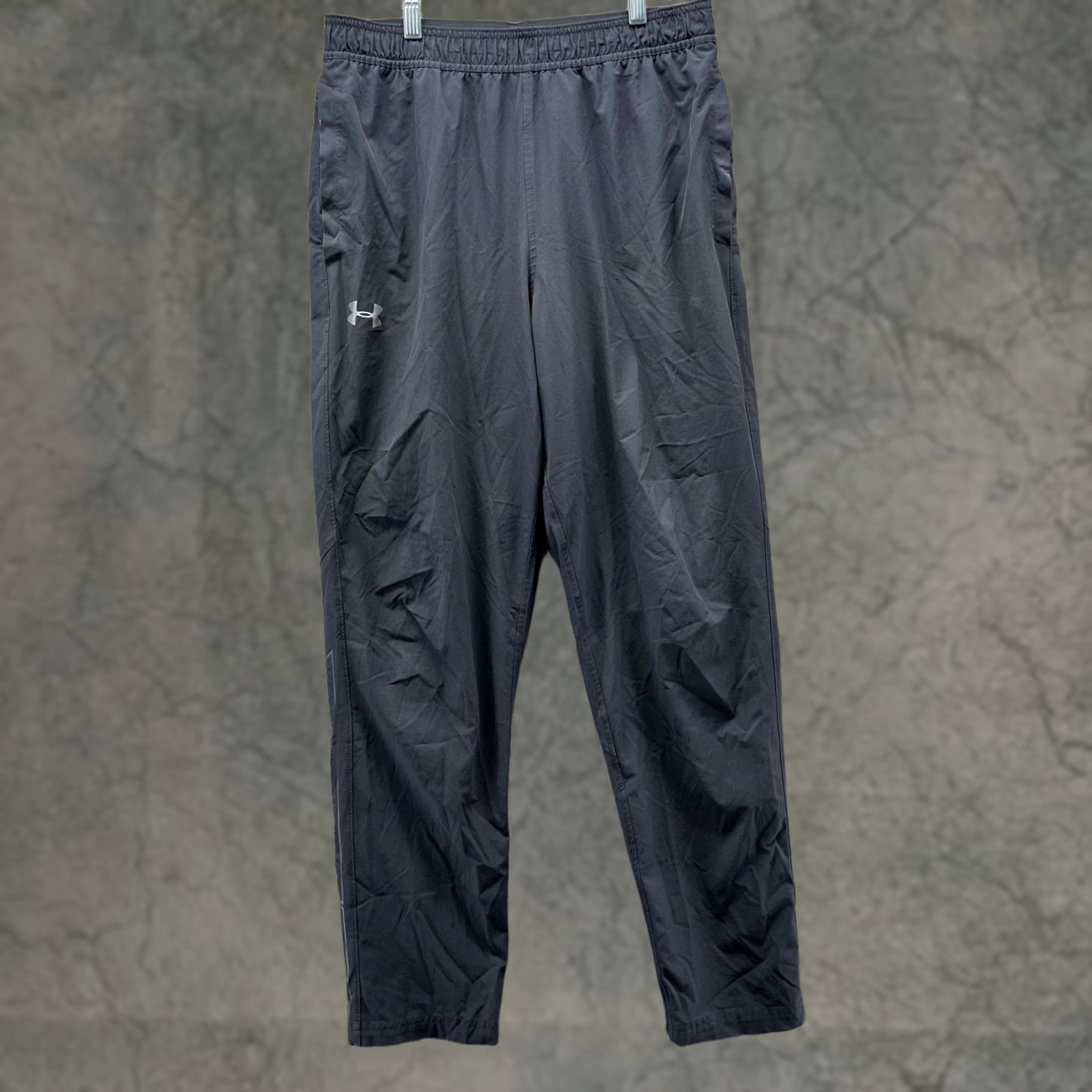 Under Armour Under Armour Pants Mens Large Black HeatGear Fitted Track Running Athletic Size US 33 - 1 Thumbnail