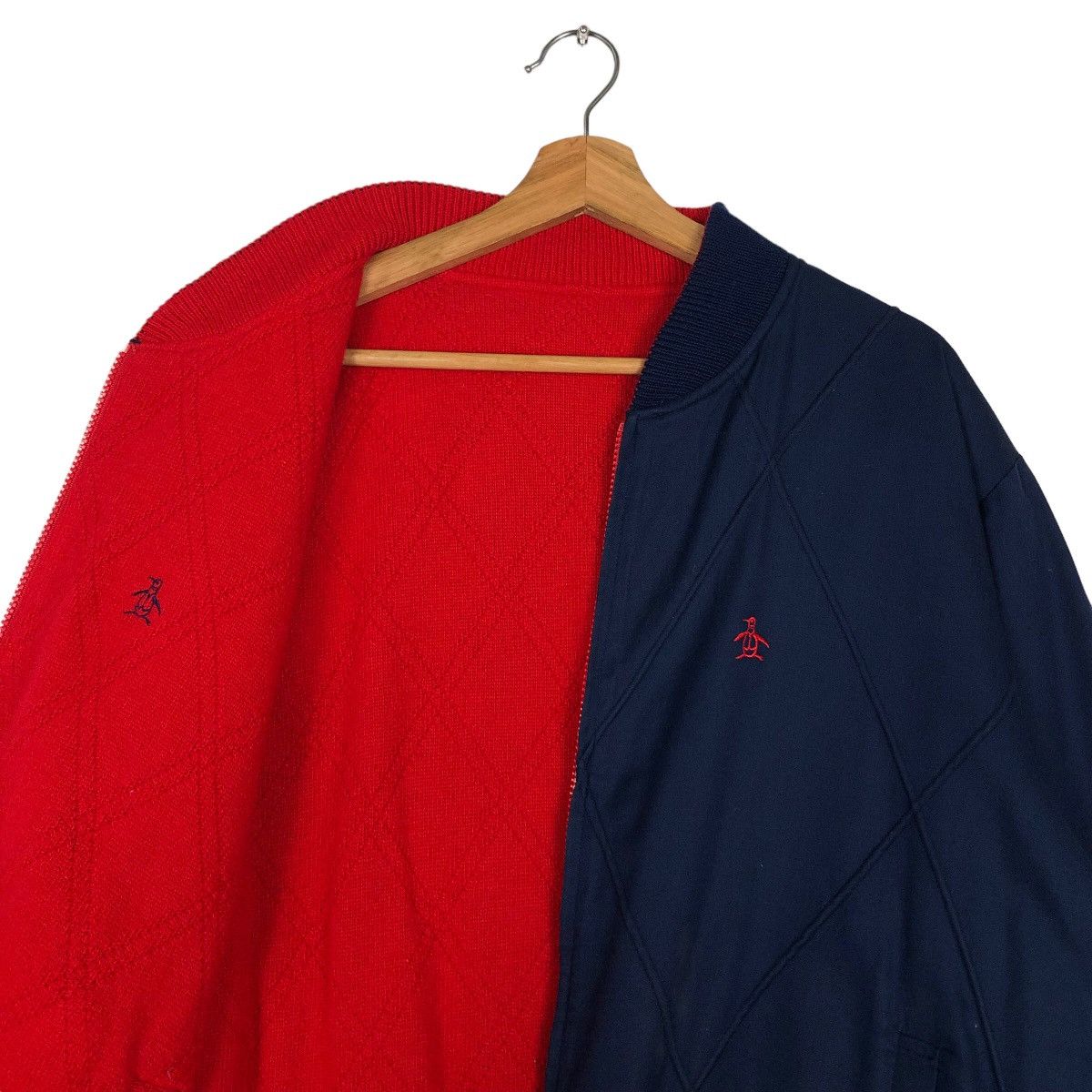 Japanese Brand 🔥90’s Vtg Reversible Wool Bomber Jacket Grandslam Japan Size US M / EU 48-50 / 2 - 10 Thumbnail