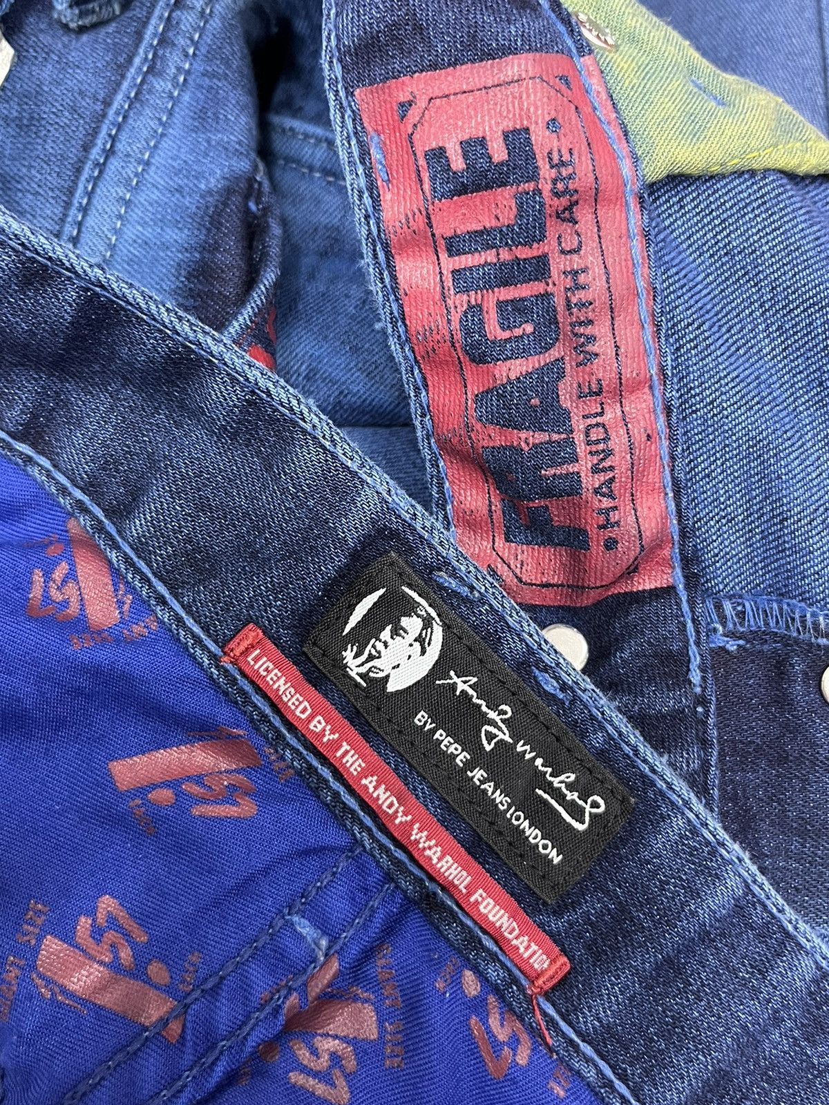 Andy Warhol 🔫 ANDY WARHOL Art Gun 1981 x "Giant Size" By PEPE JEANS Size US 31 - 14 Thumbnail