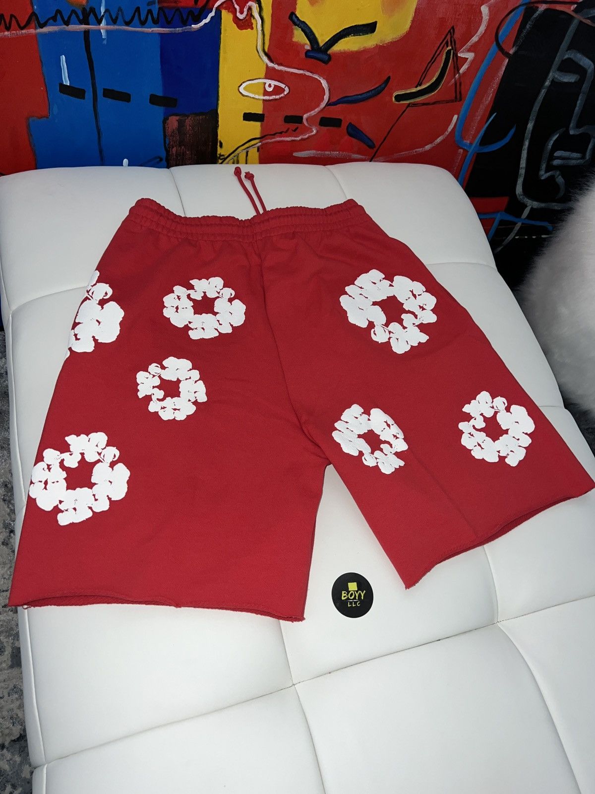 DENIM TEARS Denim tears wreath shorts LARGE Size US 34 / EU 50 - 2 Thumbnail