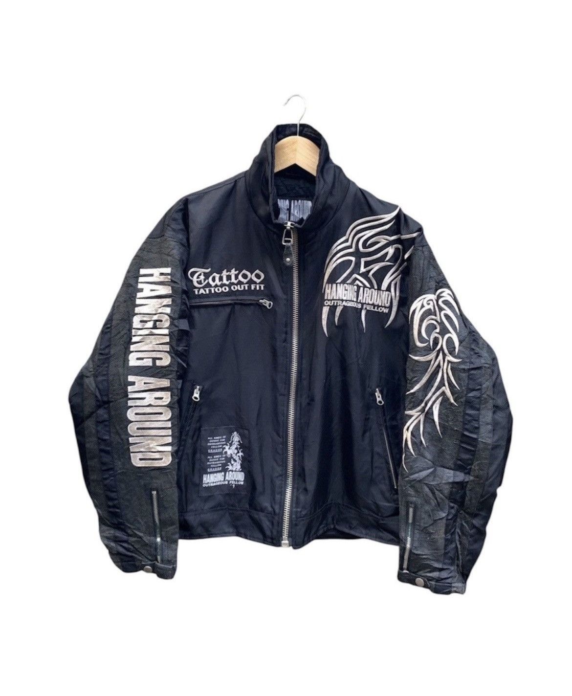 Japanese Brand Vintage Hanging Around Outrageous Fellow Zipper Jacket Size US L / EU 52-54 / 3 - 1 Thumbnail