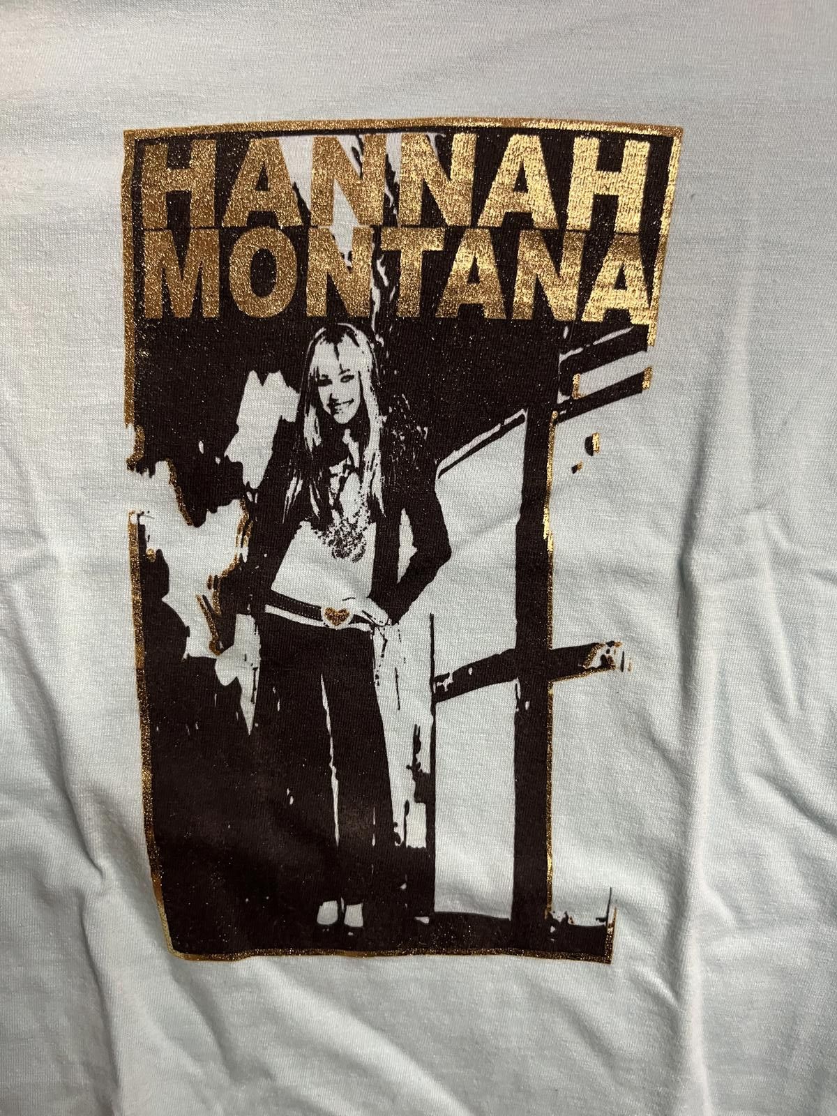 Disney VTG Hannah Montana Miley Cyrus LS Youth Tee - m(5/6) Size XXS / US 00 / IT 34 - 3 Thumbnail