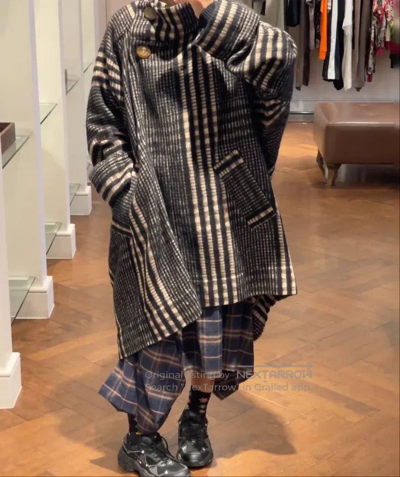 Vivienne Westwood Vivienne Westwood Rare Jacket Overcoat Irregular Wool Coat Size S / US 4 / IT 40 - 1 Thumbnail