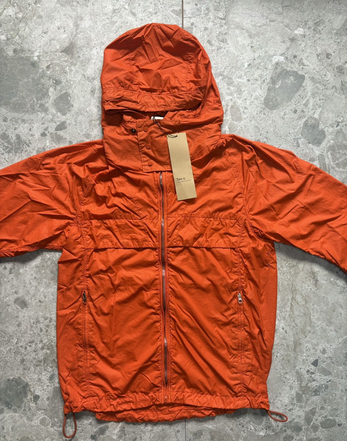 Ten C Ten c Shell A/C Jacket – Orange – Size 46 Size US S / EU 44-46 / 1 - 3 Thumbnail
