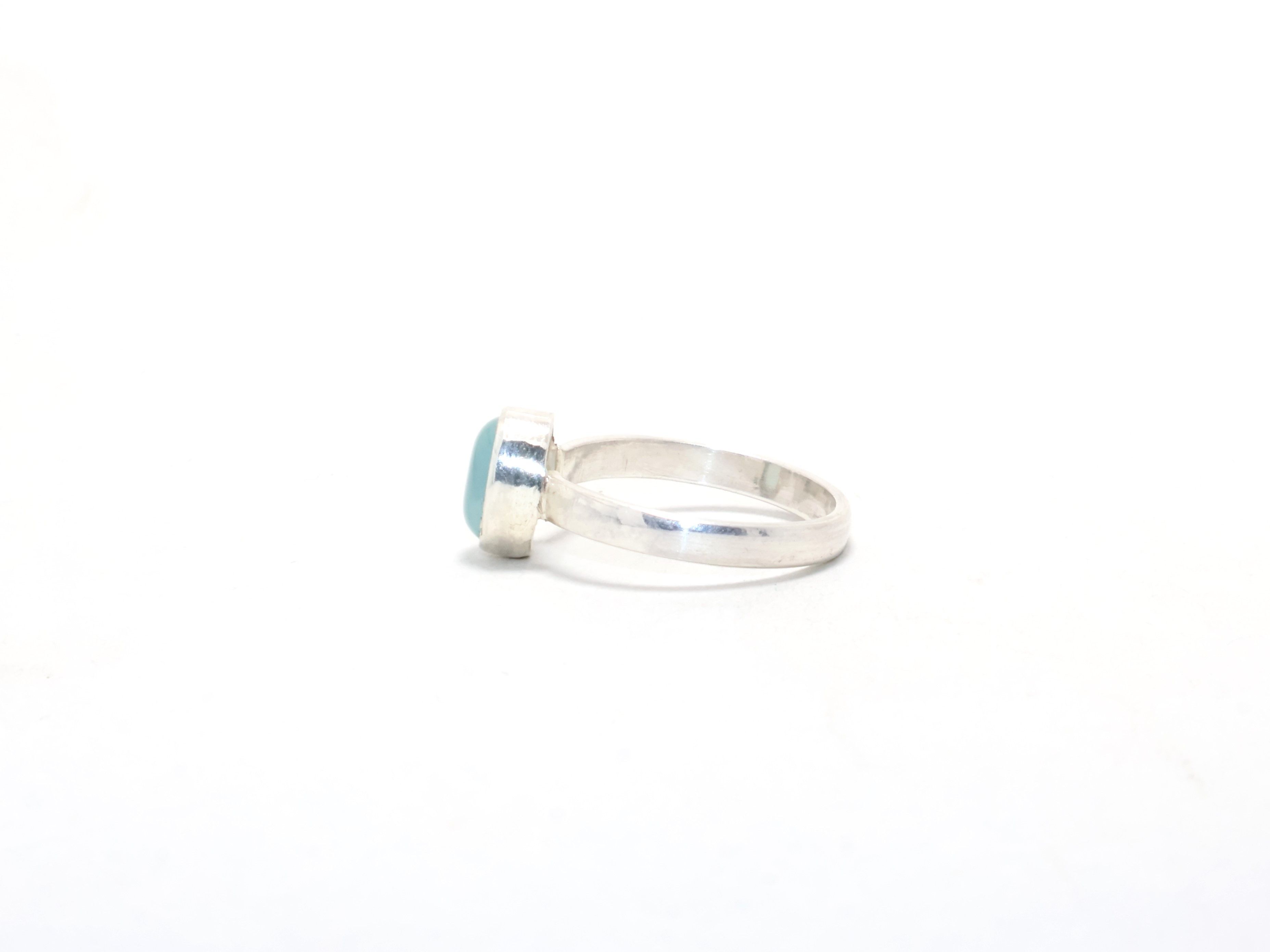 Handmade Aqua Chalcedony Ring, Handmade Ring, Gift For Her, Rings Size ONE SIZE - 4 Thumbnail