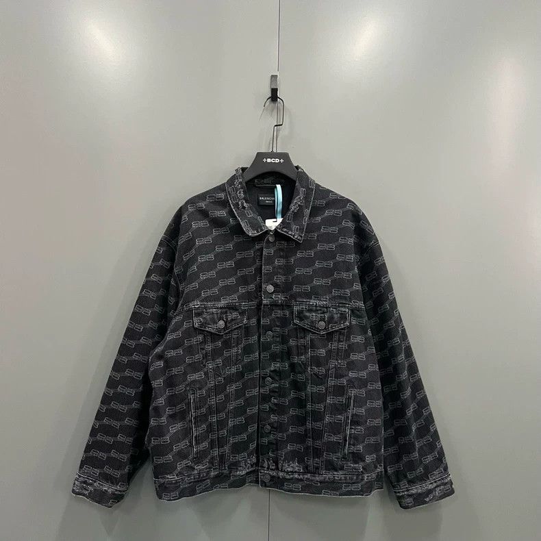 Balenciaga Balenciaga Bullet Screen Double B-Lock Denim Size US L / EU 52-54 / 3 - 1 Thumbnail