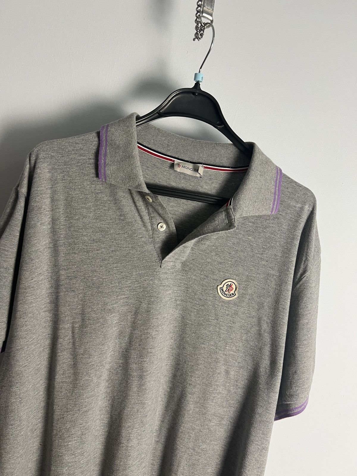 Moncler Moncler Polo T-Shirt Size US XL / EU 56 / 4 - 2 Thumbnail