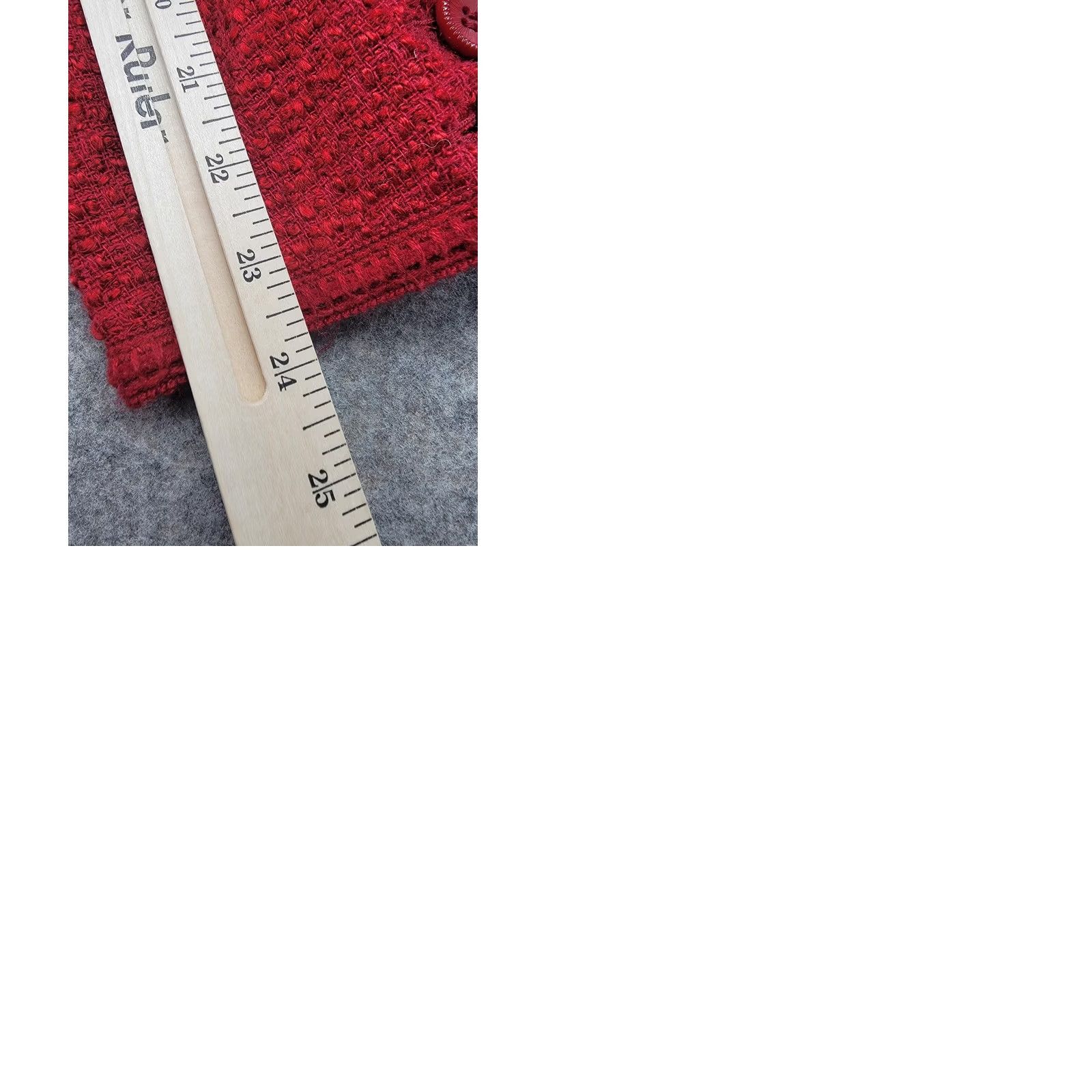 Pendleton Pendleton Blazer Womens 12 Red Tweed Lined Button Front Classic Jacket Blazer Business Casual Workwear Womens Regular Front Pockets Size XL / US 12-14 / IT 48-50 - 10 Thumbnail