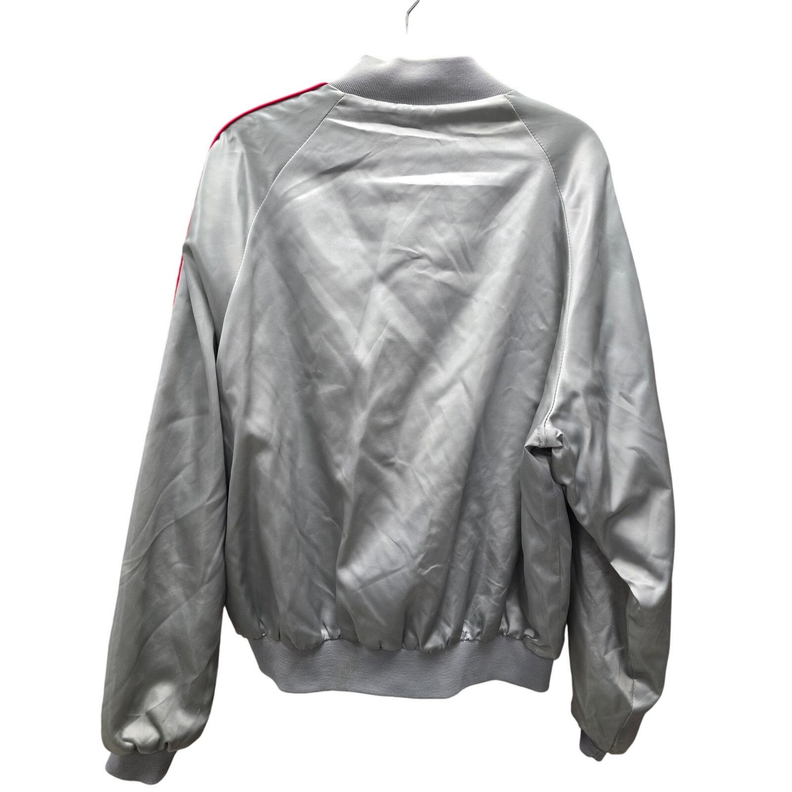 Swingster Vintage Pacific Bell, Swingster Silver Satin Jacket, Large Size US L / EU 52-54 / 3 - 4 Thumbnail
