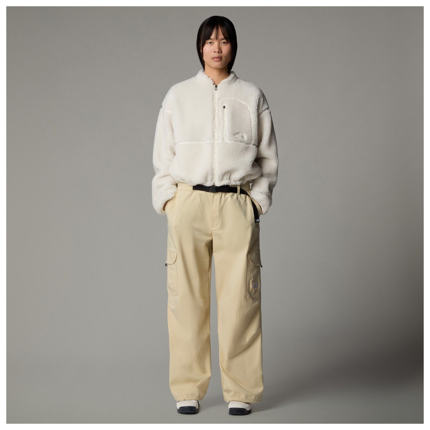 The North Face o1s22i1n1124 Hi-neck Sweatshirt in White Size L / US 10 / IT 46 - 2 Thumbnail